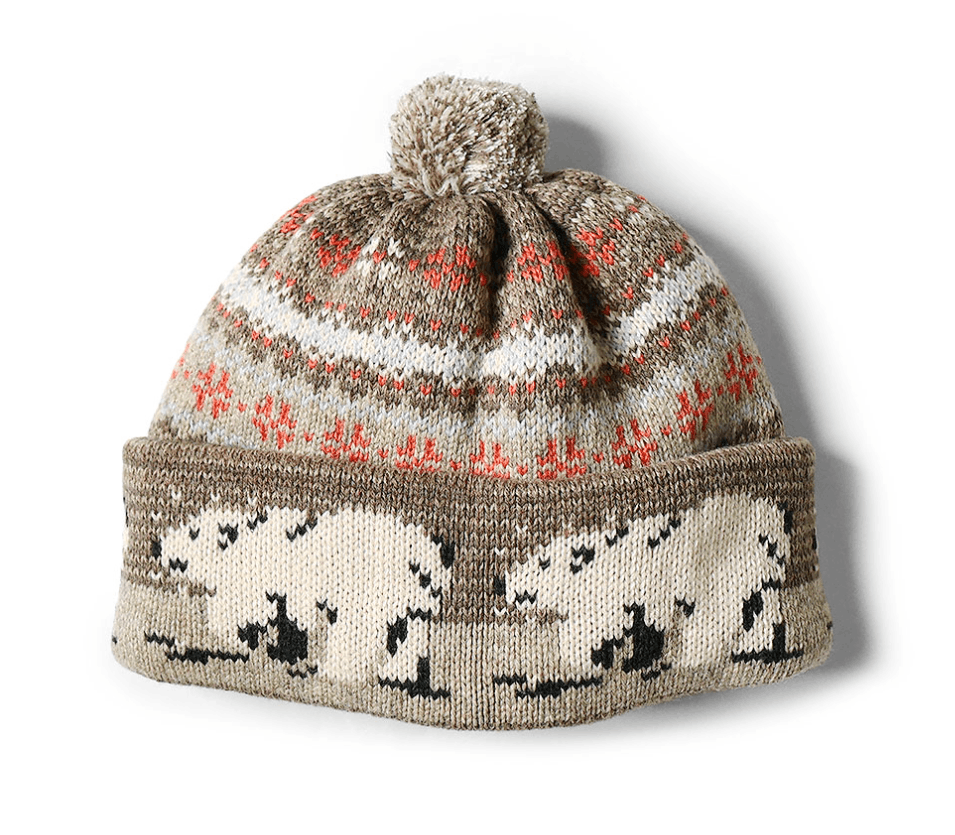 Kapital Kountry 5G Wool Polar Bear Knit Cap Size ONE SIZE - 1 Thumbnail