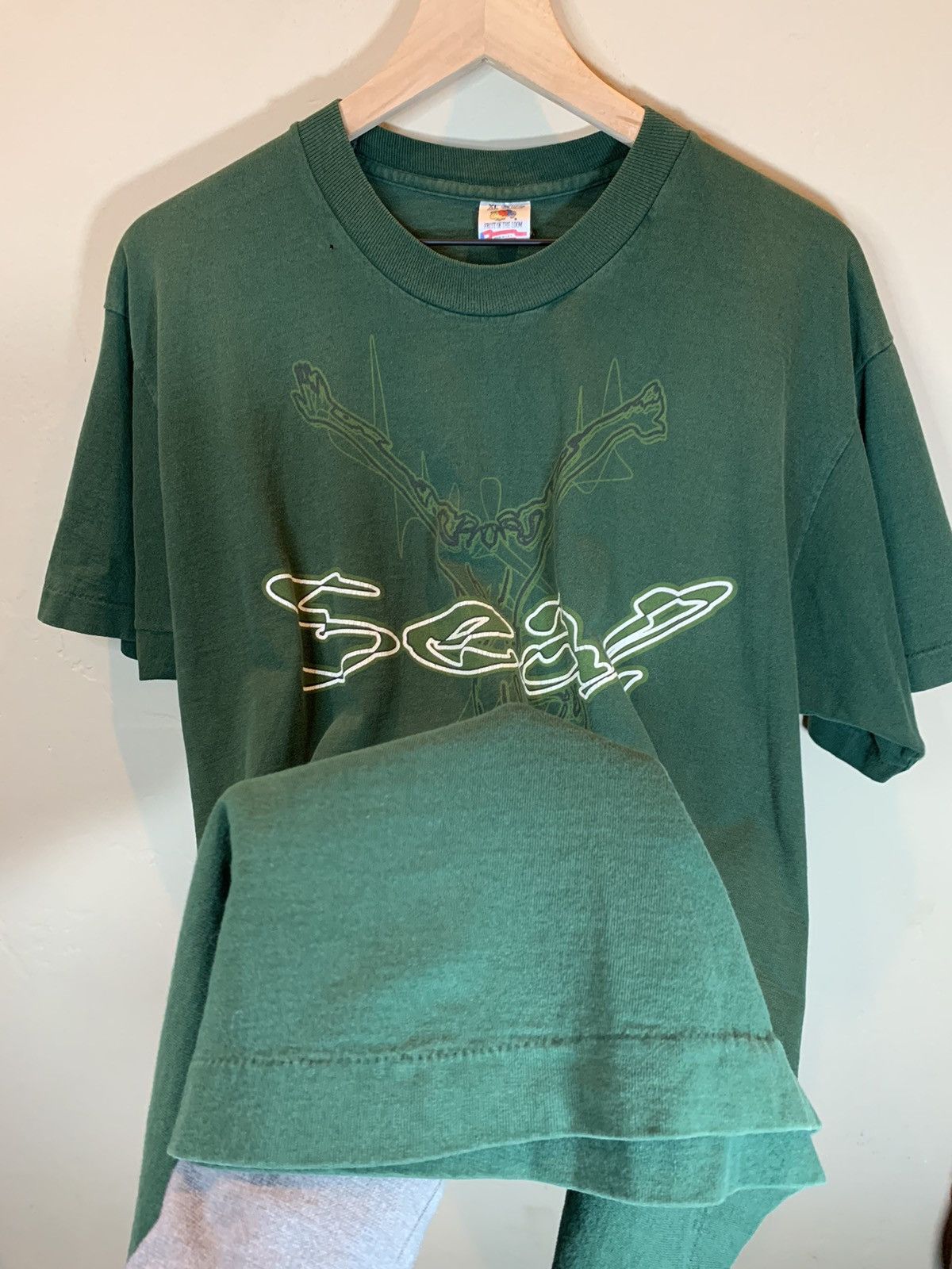Band Tees × Vintage *RARE* Vintage 1995 Seal World Tour Art Single Stitch Shirt Size US XL / EU 56 / 4 - 7 Thumbnail
