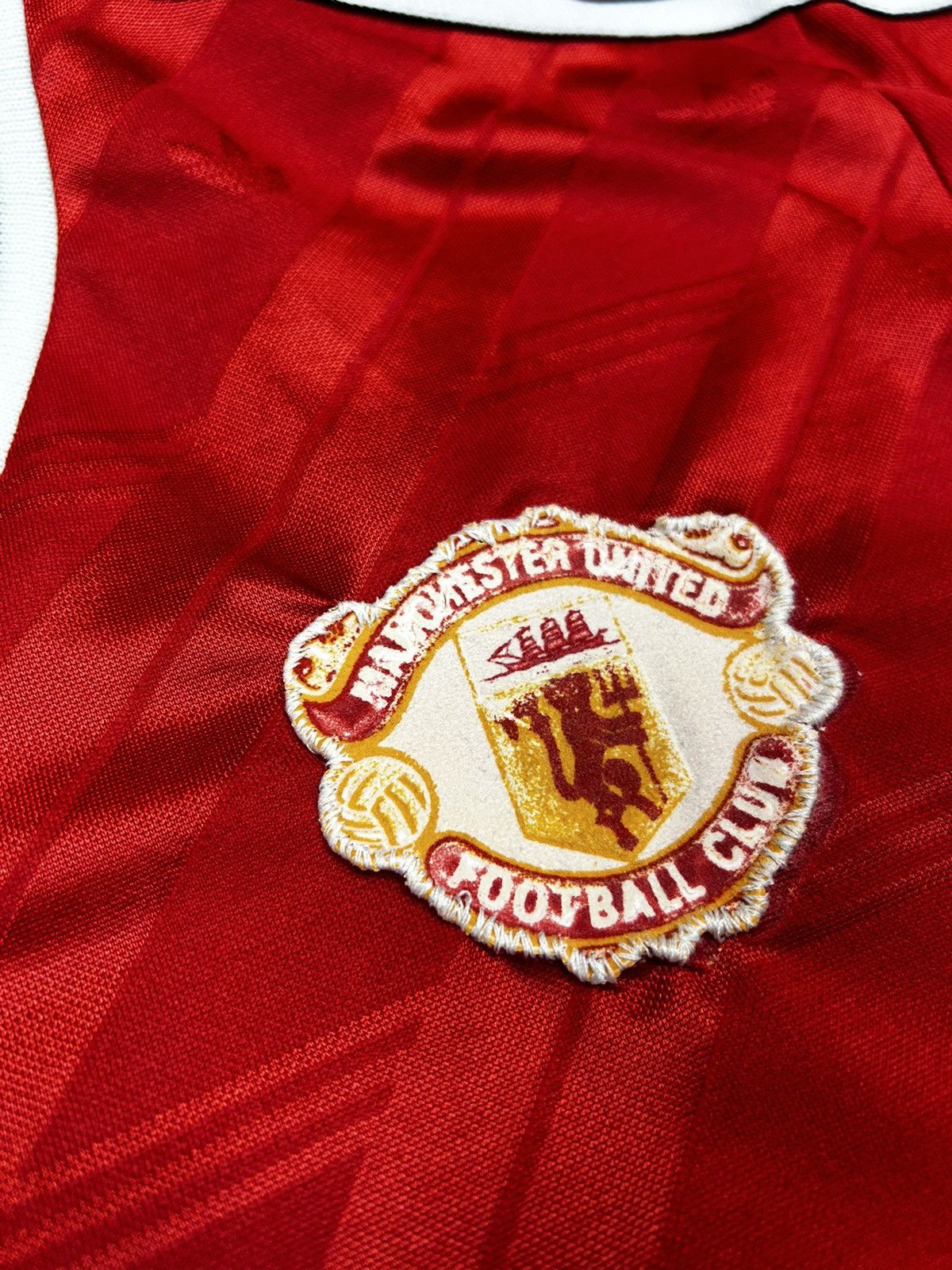 Adidas Vintage 1986s Manchester United Jersey Football Club Soccer Size US S / EU 44-46 / 1 - 7 Thumbnail