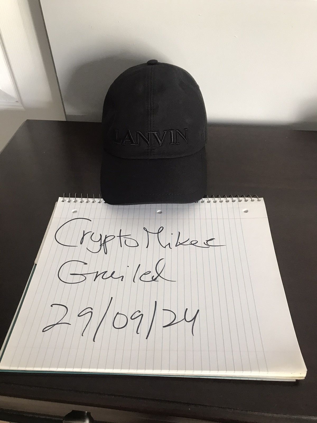 Lanvin Lanvin Embroided Logo Cap Size ONE SIZE - 9 Thumbnail