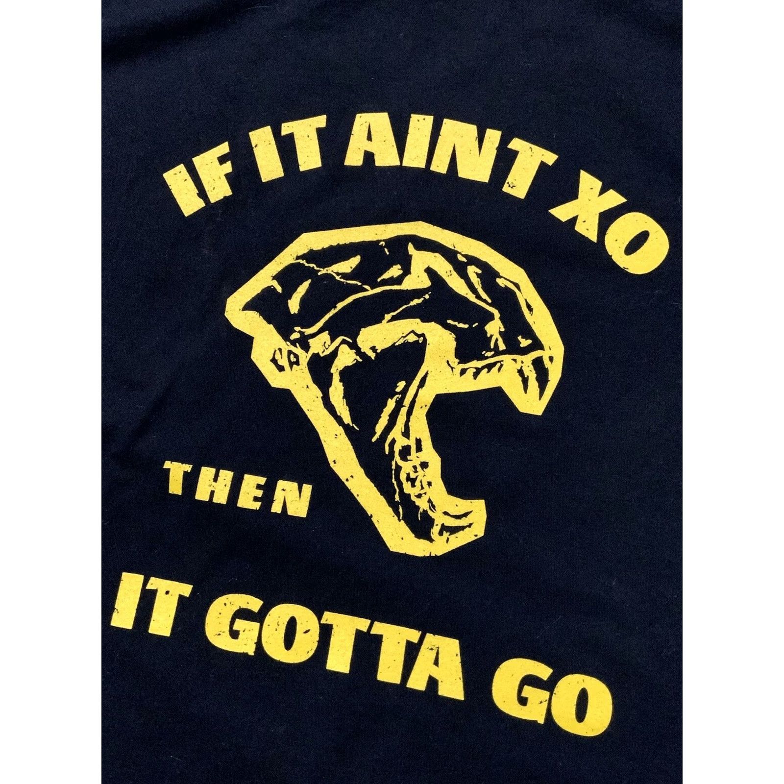 Vintage XO The Weeknd If It Ain’t XO Then It Gotta Go Black Yellow Graphic T-Shirt L Mens Size US L / EU 52-54 / 3 - 5 Thumbnail