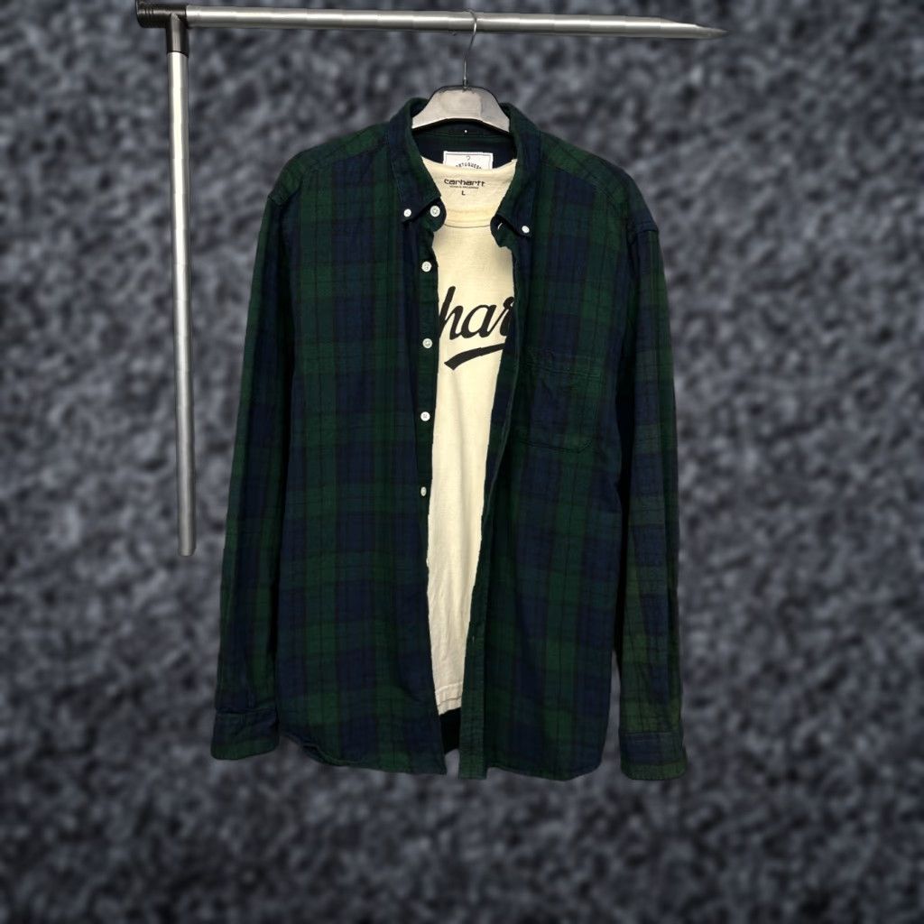 Portuguese Flannel Portuguese Flannel Mens Plaid Shirt XL Size US XL / EU 56 / 4 - 1 Thumbnail