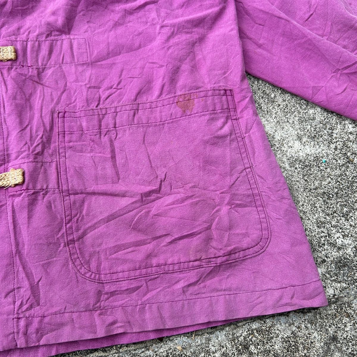 RRL Ralph Lauren Vintage 80s-90s Polo Ralph Lauren Toggle Hoodie Sun Faded Size US L / EU 52-54 / 3 - 3 Thumbnail