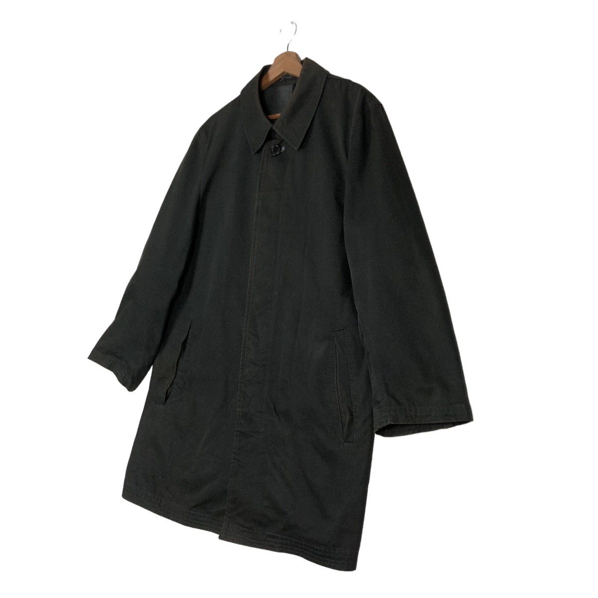 Issey Miyake 🔥Vintage Long Jacket Rich Black Junmen Japan Made Size US L / EU 52-54 / 3 - 2 Thumbnail