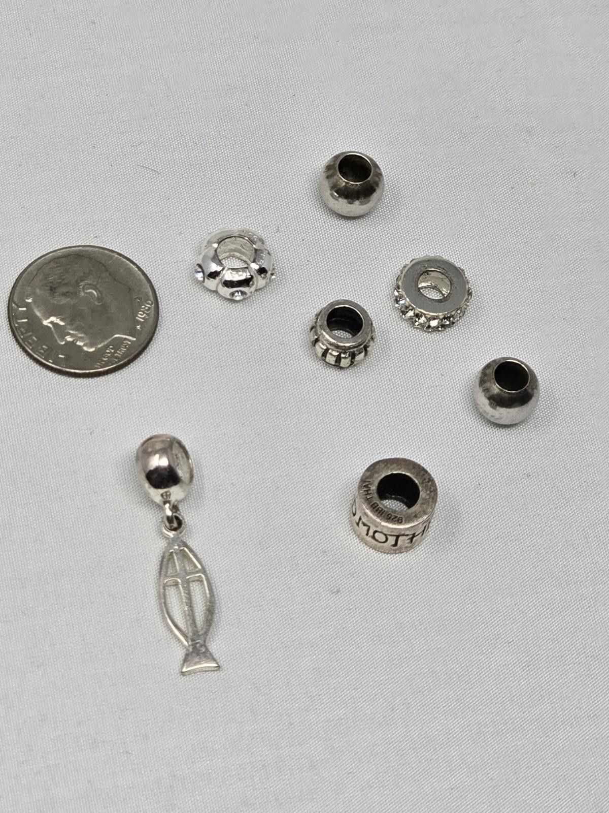 Other Cute IBB 925 Sterling Silver Charm Lot 8g – Grandma, Fish, Size ONE SIZE - 1 Thumbnail