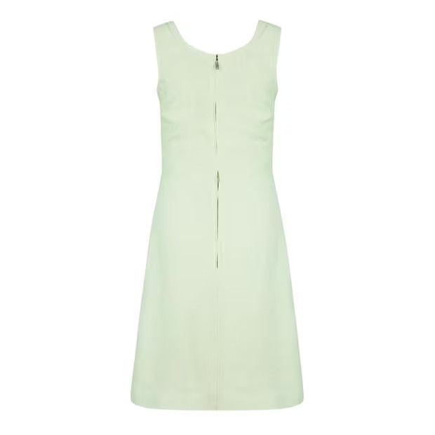 Jil Sander o1g2r1mq1024 Mini Dress in Tea Green Size M / US 6-8 / IT 42-44 - 2 Thumbnail