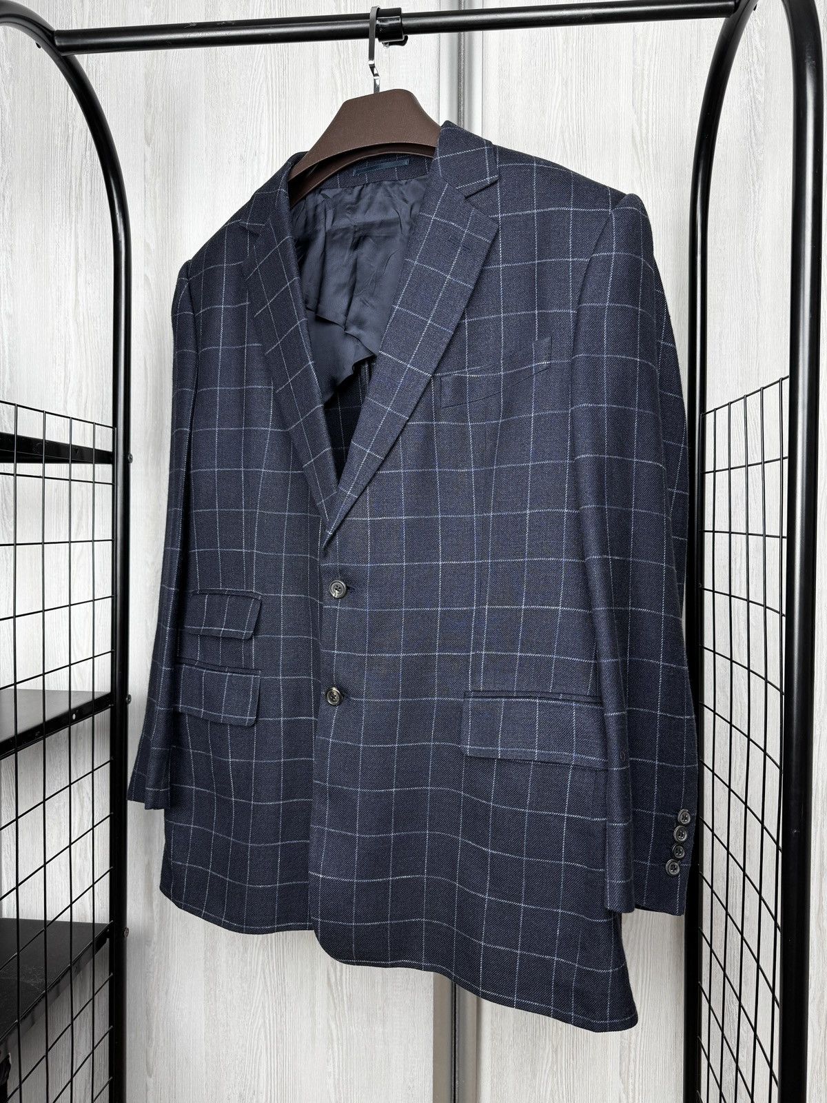 Chester Barrie Chester Barrie Savile Row Wool Silk Linen unlined blazer Size 44R - 7 Thumbnail