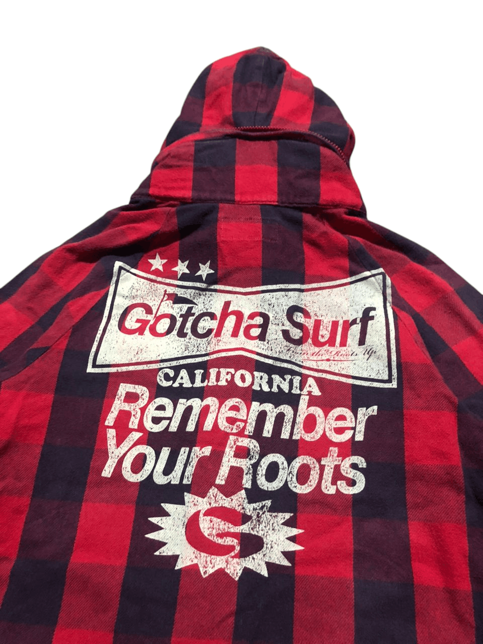 Gotcha × Vintage Vintage Gotcha Surf California Flannel Shirt Jacket Hoodie Size US S / EU 44-46 / 1 - 6 Thumbnail