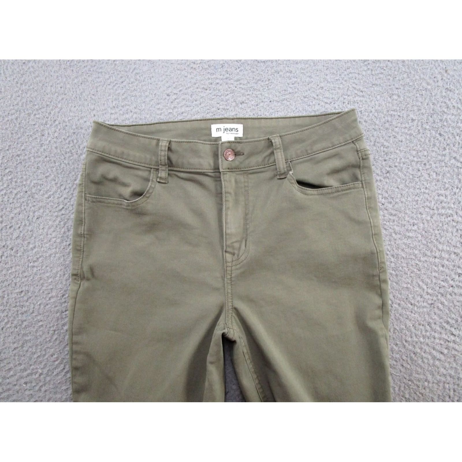 Vintage Maurices M Jeans Green Denim Jegging Stretch High Rise Short Size M Women's Jeans Short Green Jegging Maurices M Jeans Women Size 32" / US 10 / IT 46 - 3 Thumbnail