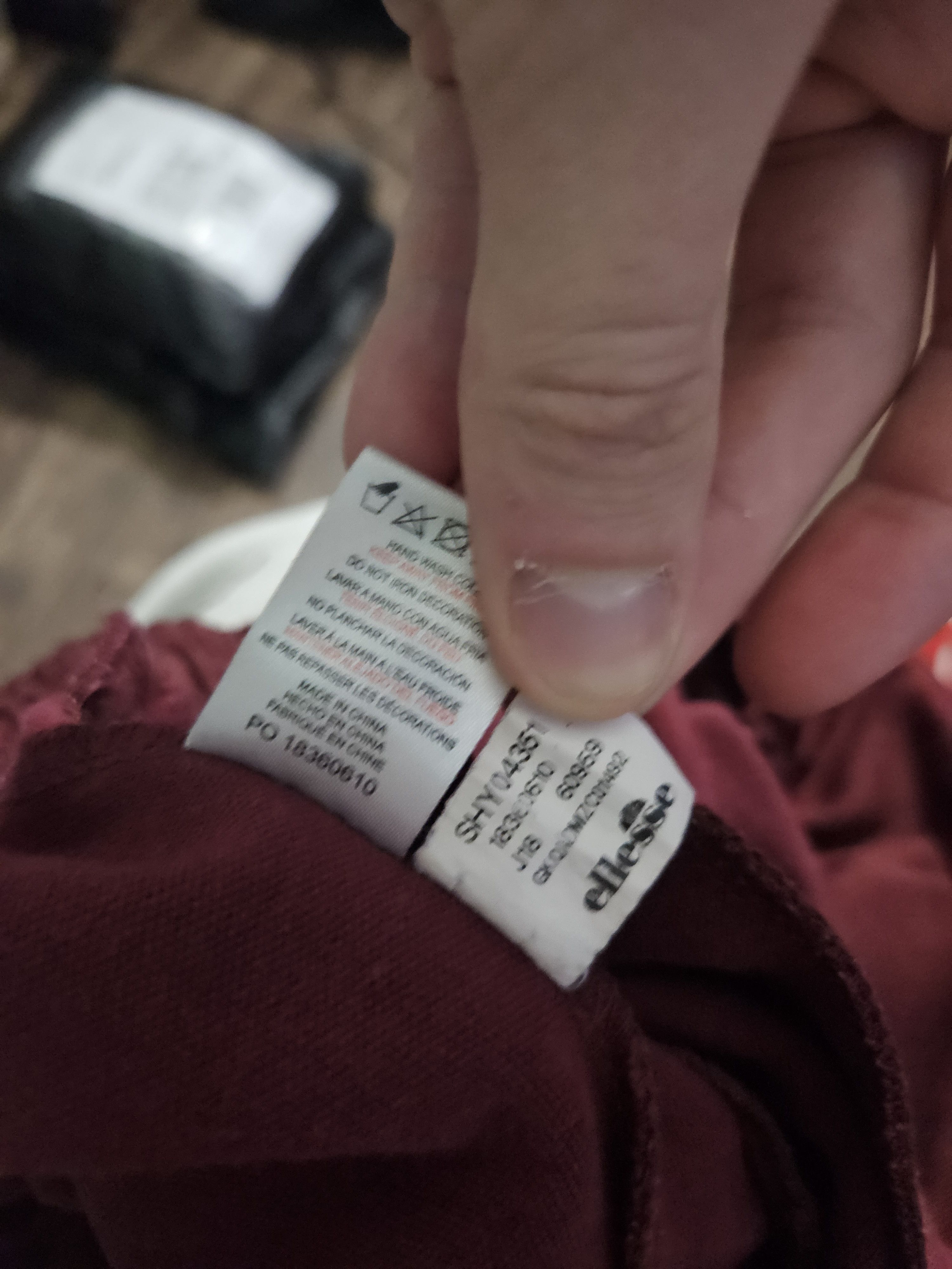 Ellesse Maroon Patched Sports Logo Joggers Size US 32 / EU 48 - 8 Thumbnail