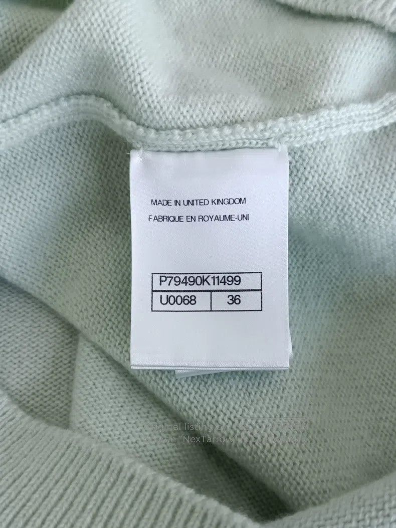 Chanel Chanel 25S mint green cashmere lace knitted cardigan coat Size XS / US 0-2 / IT 36-38 - 5 Thumbnail