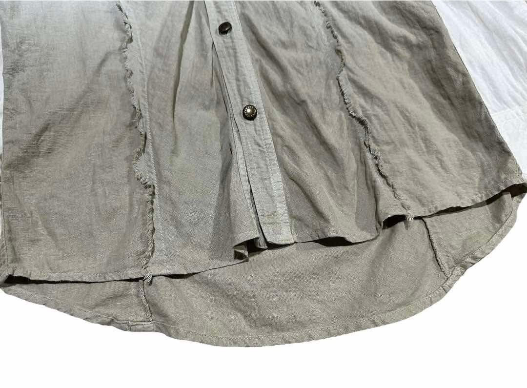 If Six Was Nine 🔥SickY2K Dickdave Frayed Stitched Gradient Shirt Size US L / EU 52-54 / 3 - 4 Thumbnail