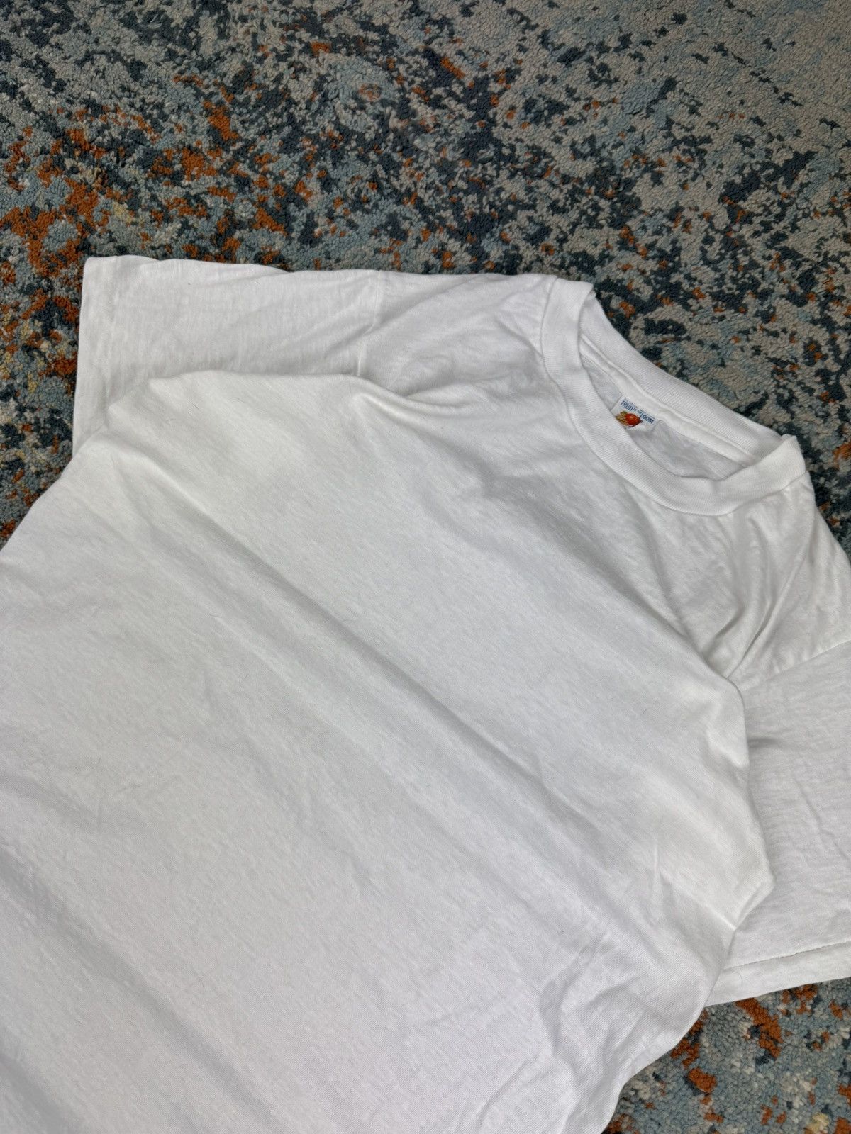 Fruit Of The Loom Vintage 50s/60s Fruit of the loom basic plain tee USA made Size US M / EU 48-50 / 2 - 3 Thumbnail
