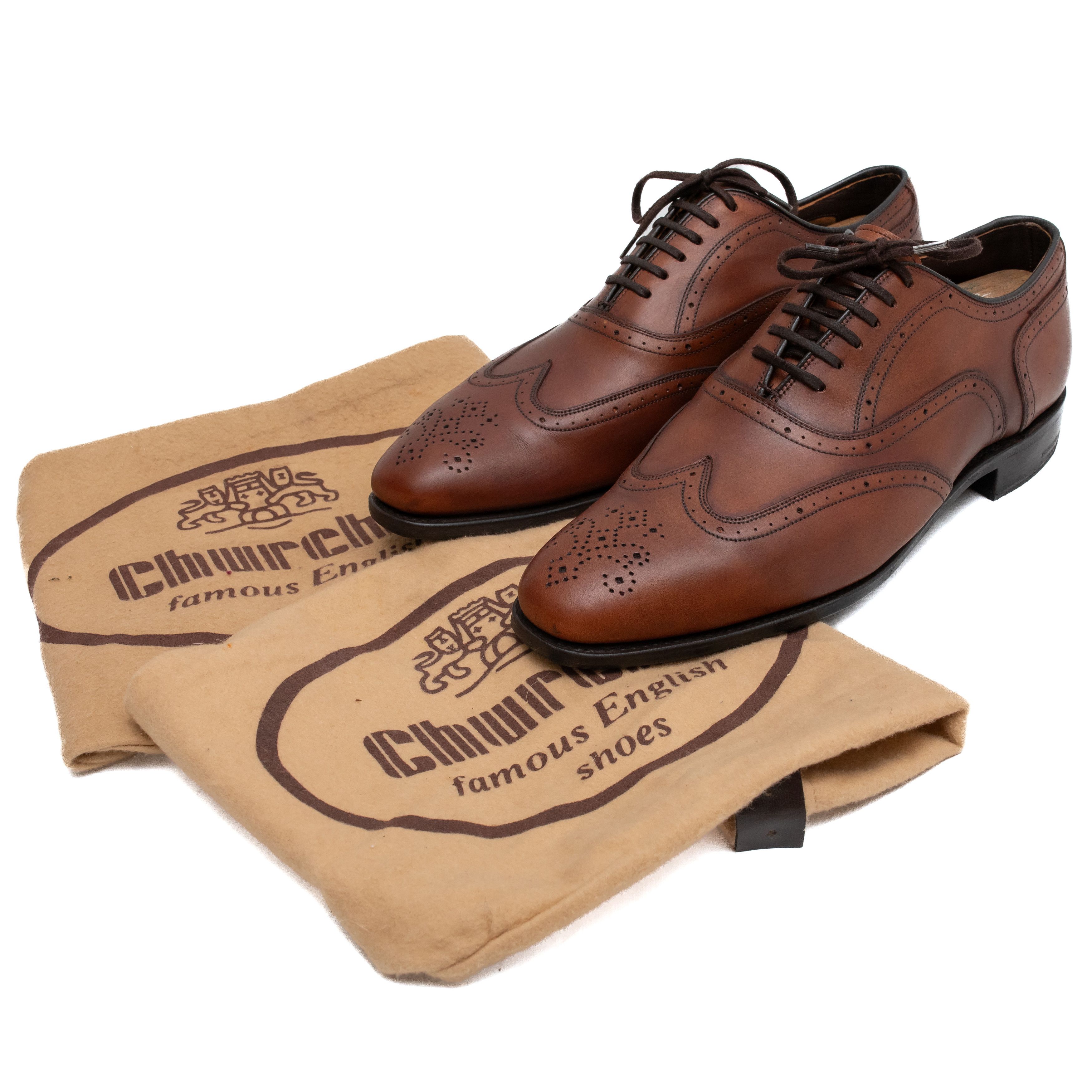 Church's CHURCH’S Tewksbury Betis Calf Leather Brogue Oxfords Size US 7.5 / EU 40-41 - 1 Thumbnail
