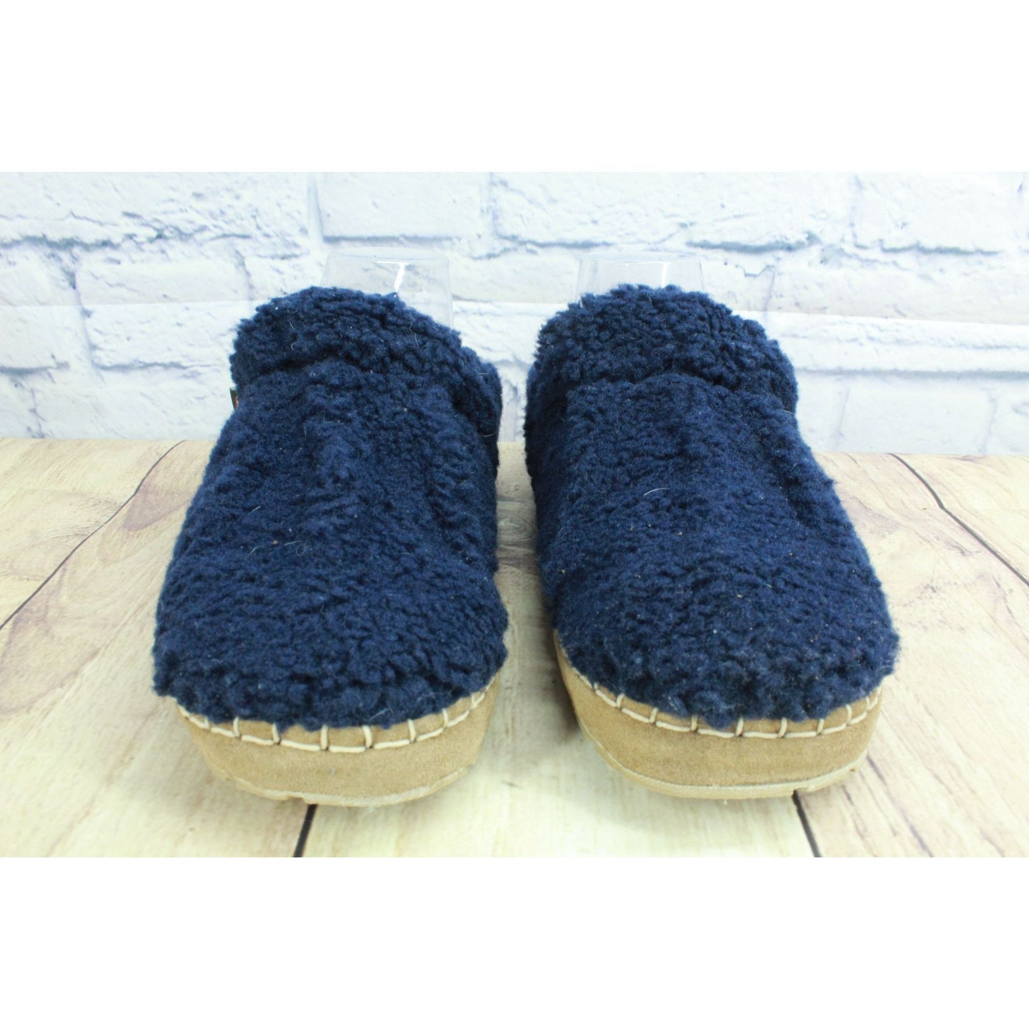 L.L. Bean LL Bean Knit Fleece Lined Water Resistant Cozy Slippers Size US 8 / IT 38 - 4 Thumbnail