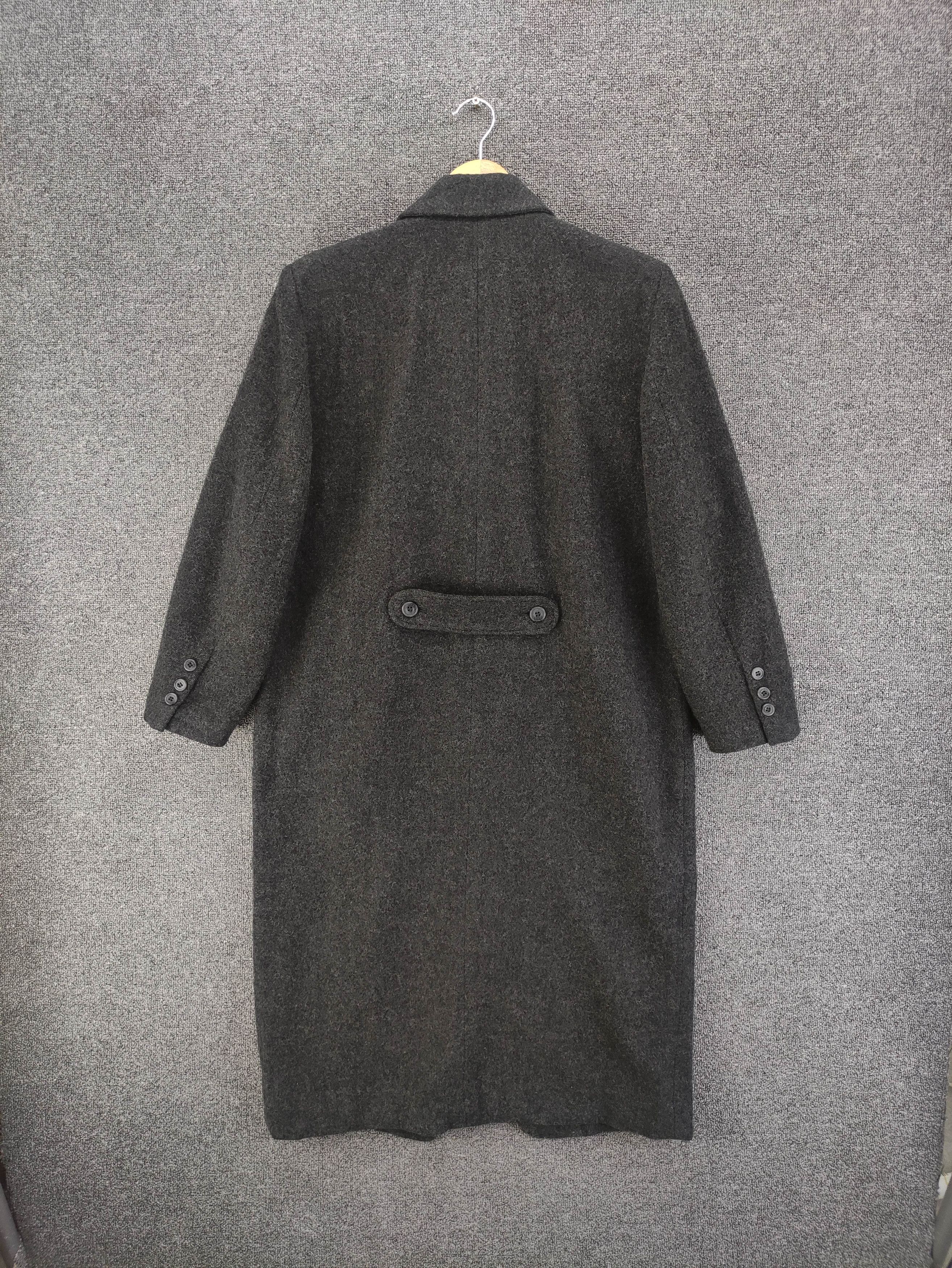 Issey Miyake Vintage 80s Issey Miyake Wool Coat Double Brusted Jacket Size US M / EU 48-50 / 2 - 7 Thumbnail