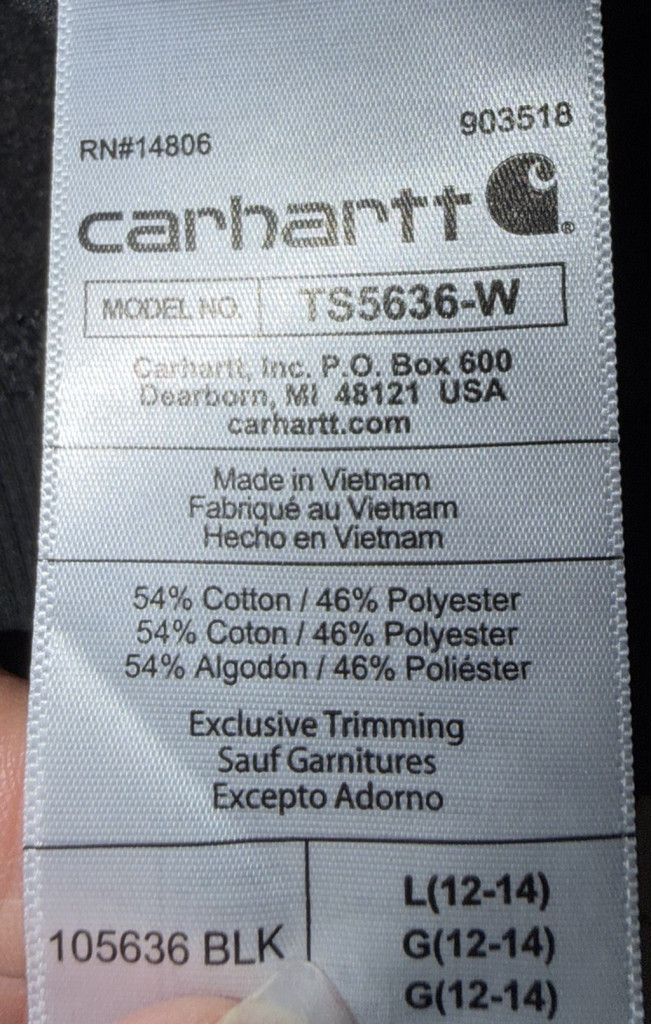 Carhartt CARHARTT RAIN DEFENDER RELAXED HOODIE BLACK PINK MEDIUM Size M / US 6-8 / IT 42-44 - 7 Thumbnail