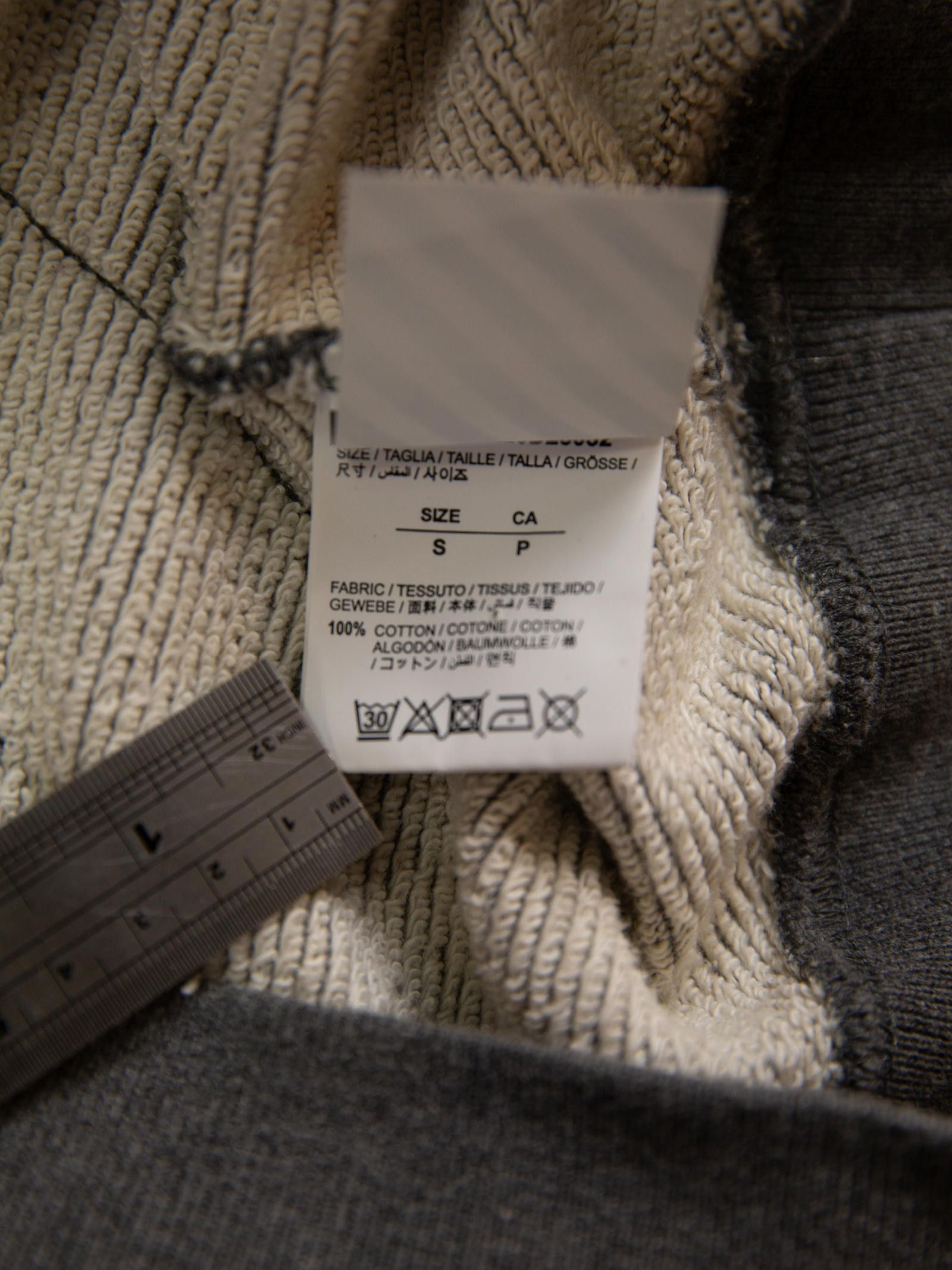 Off-White Off-White Mens Melange Grey Arrow Sweatshirt Small Grey Size US S / EU 44-46 / 1 - 8 Thumbnail
