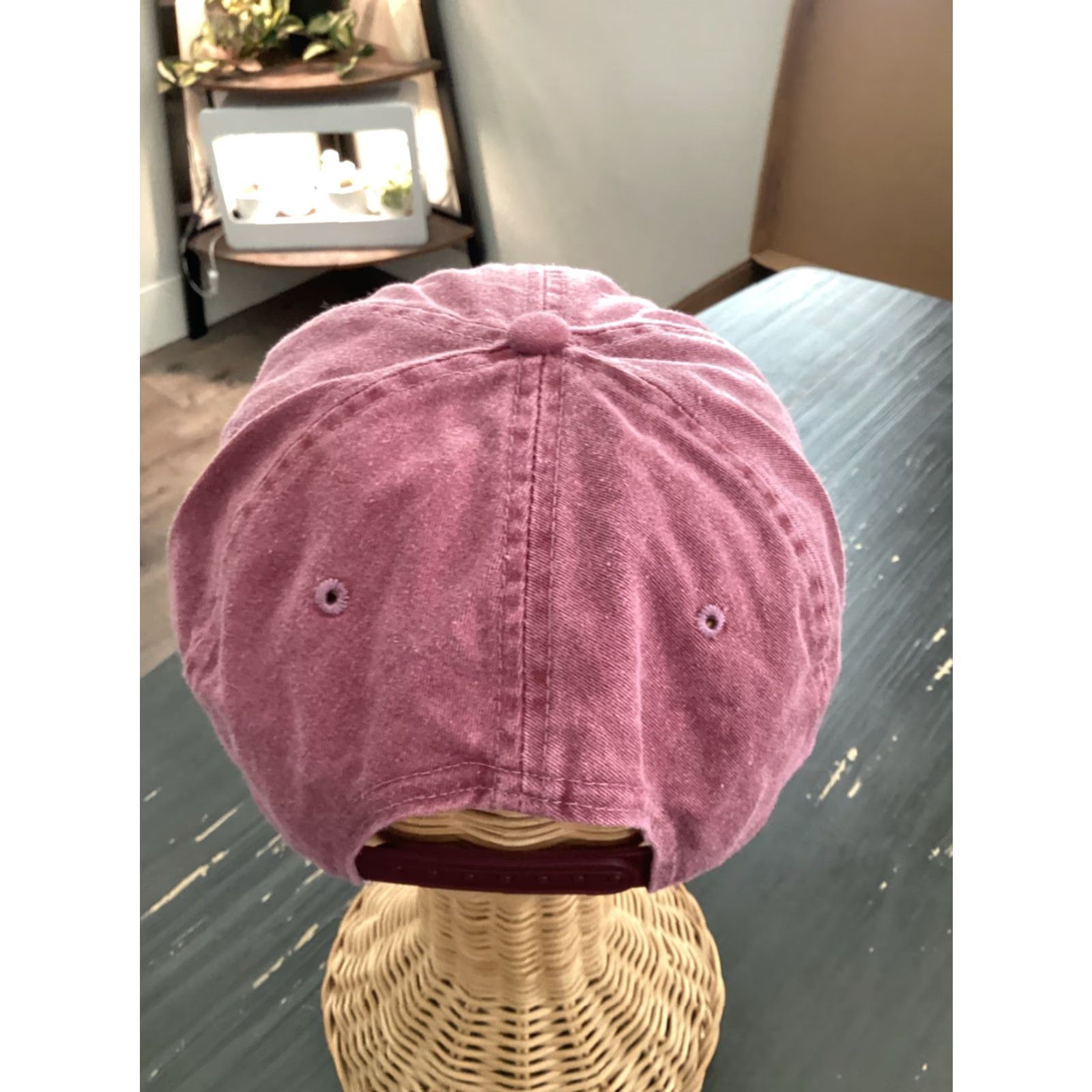 Vintage VINTAGE Headmaster Snapback Hat Cap, Solid Maroon, Adjustable, 90s Hip Hop Streetwear, One Size, Mens Size ONE SIZE - 5 Thumbnail