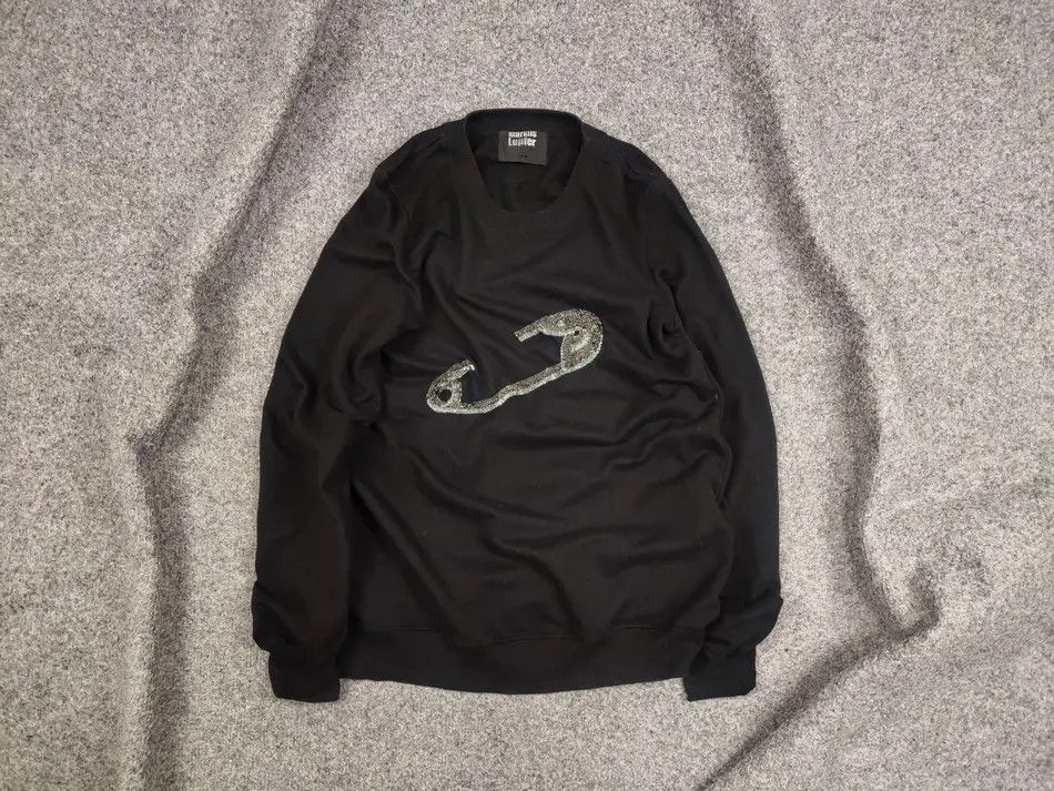 Markus Lupfer Markus Lupfer Design Embroidered paper clip logo Sweatshirt Size US S / EU 44-46 / 1 - 1 Thumbnail