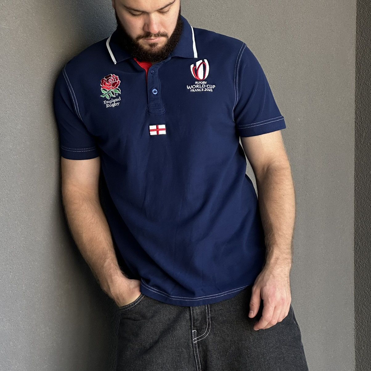 Vintage Vintage England Rugby League Polo T-shirts World Cup 2023 Size US L / EU 52-54 / 3 - 1 Thumbnail