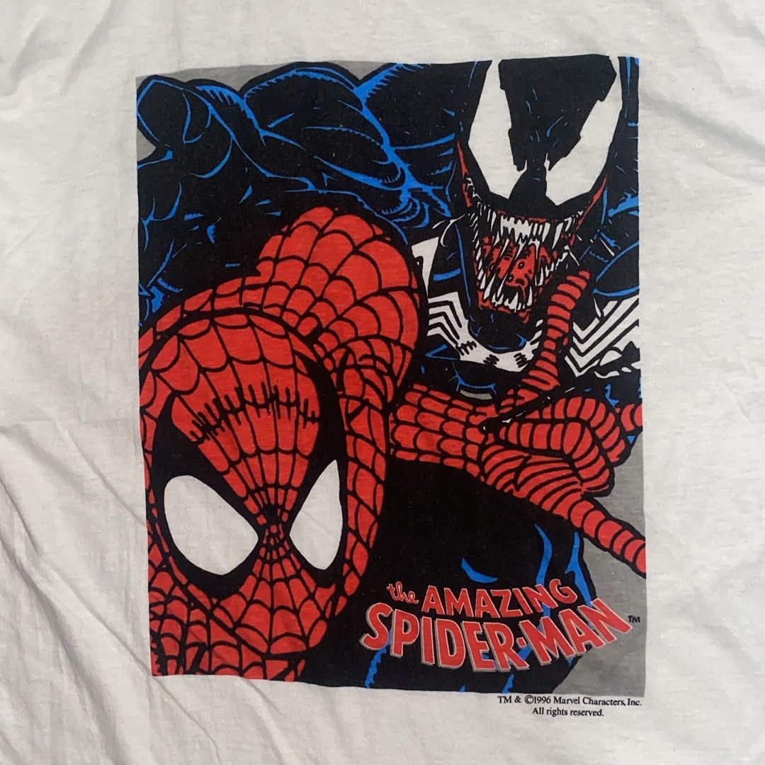 Vintage VINTAGE 1994 SPIDERMANxVENOM Size US L / EU 52-54 / 3 - 2 Thumbnail
