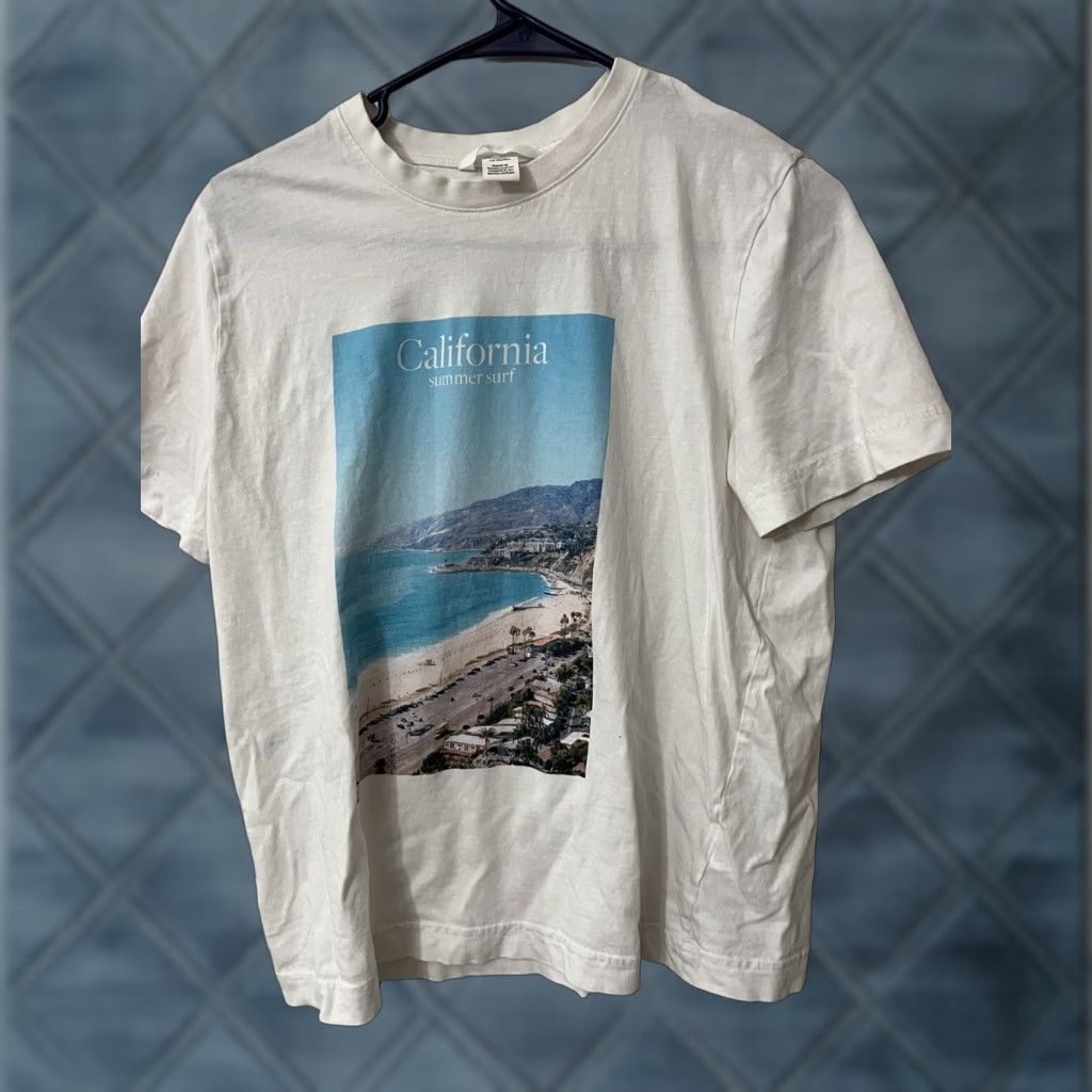 H&M VINTAGE H&M T-Shirt Shirt Adult Small White Logo Hawaii Surf Graphic For Men Size US S / EU 44-46 / 1 - 1 Thumbnail