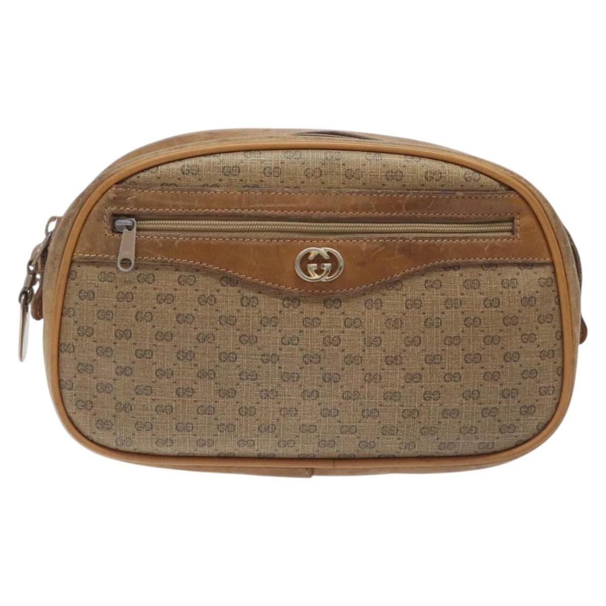Gucci GUCCI Micro GG Supreme Shoulder Bag Pvc Beige Gold Size ONE SIZE - 2 Thumbnail