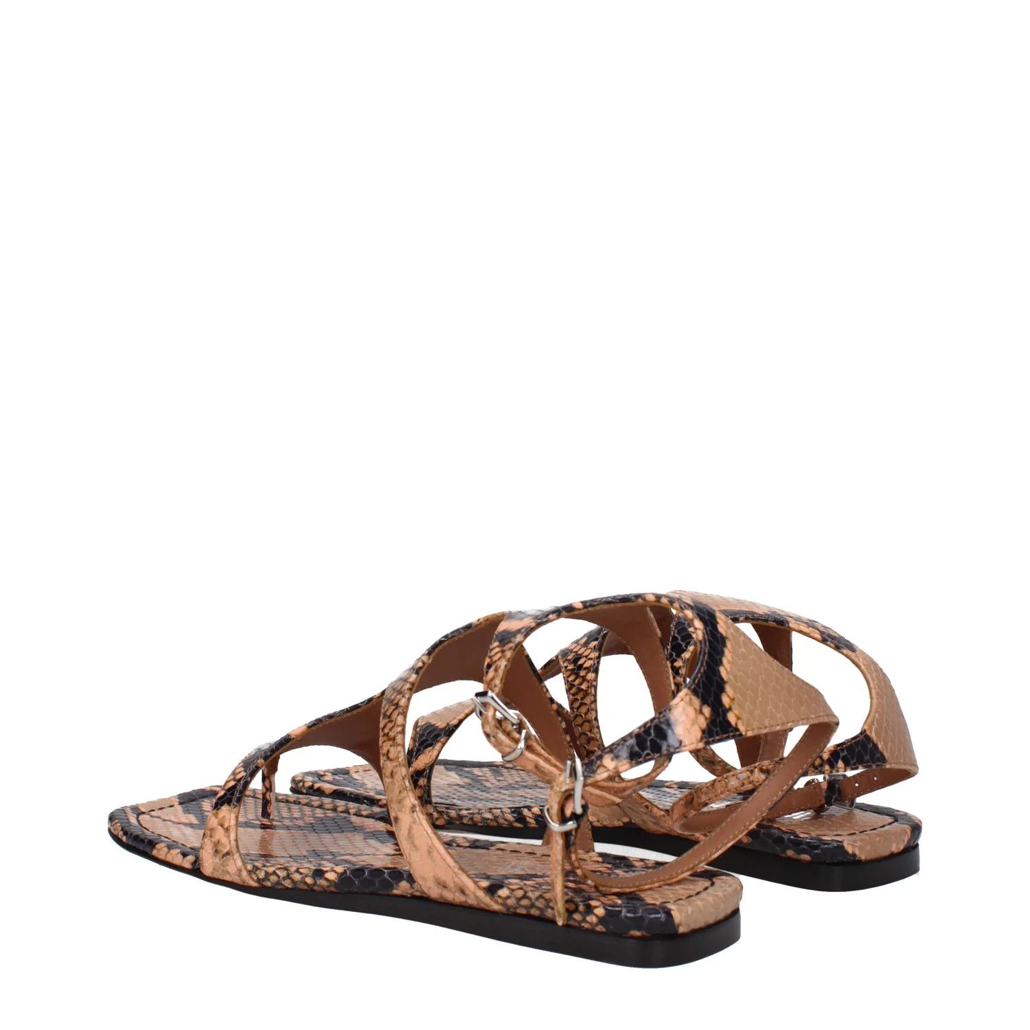 Paris Texas ob1o1e1124 Leather Flip Flops in Brown Size US 8.5 / IT 38.5 - 4 Thumbnail