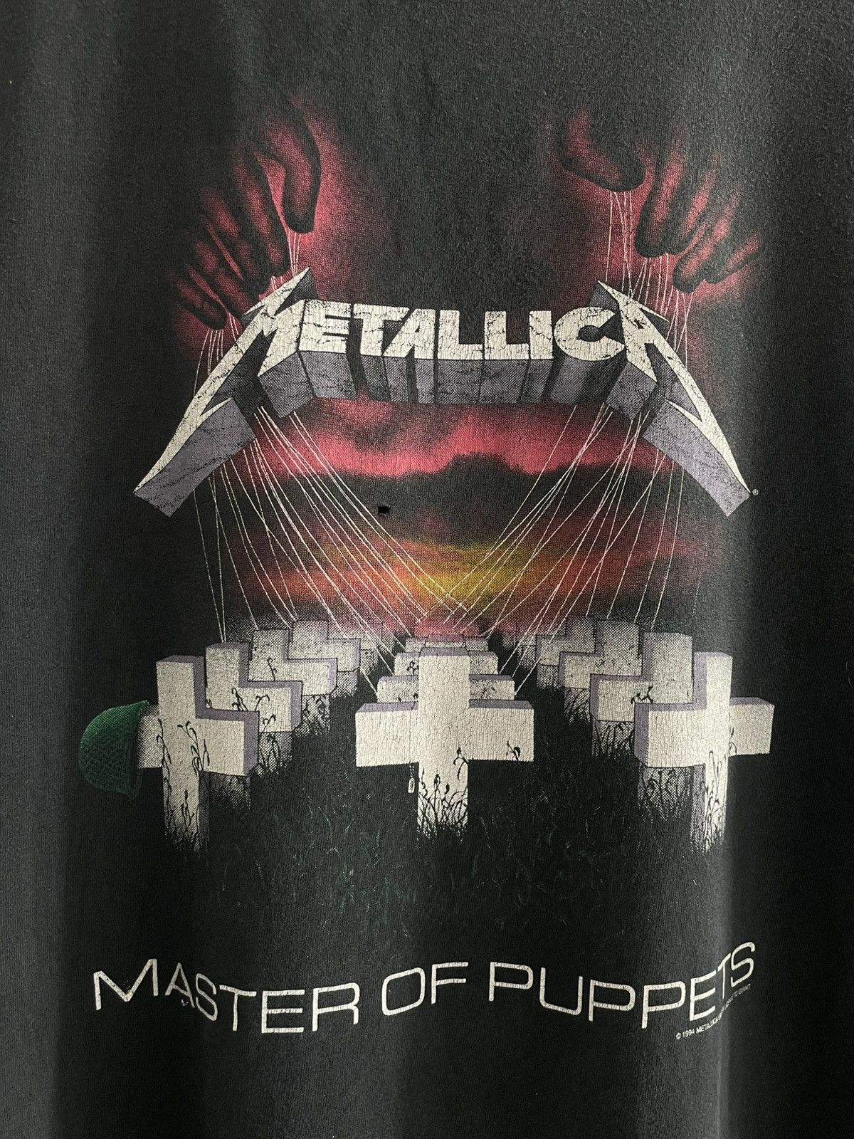 Band Tees 💥RARE💥 Vintage Metallica 1994 Master Of Puppets T-Shirt Size US XL / EU 56 / 4 - 5 Thumbnail