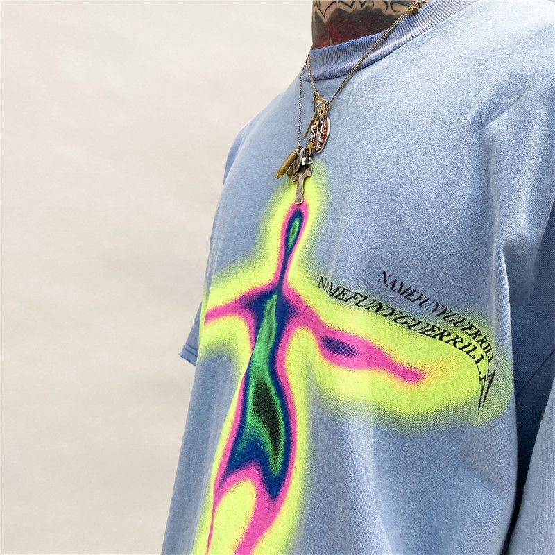 Japanese Brand × Vintage Distorted Portrait T-shirt Size US M / EU 48-50 / 2 - 5 Thumbnail