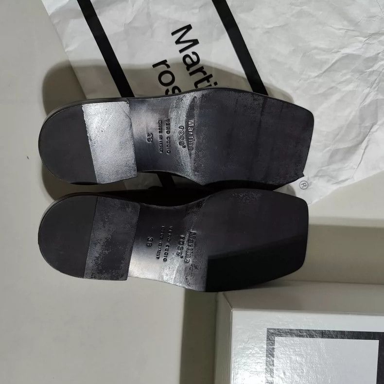 Martine Rose Martine Rose Calfskin square toe open toed M ü ller shoes Size US 7.5 / IT 37.5 - 5 Thumbnail