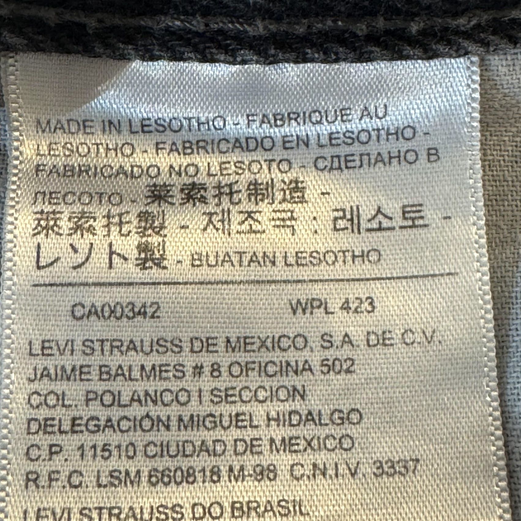Levi's Levi's 550 Jeans Mens 42x30 Black Relaxed Fit Tapered Leg Denim Pants Y2K 00s Size US 42 / EU 58 - 4 Thumbnail