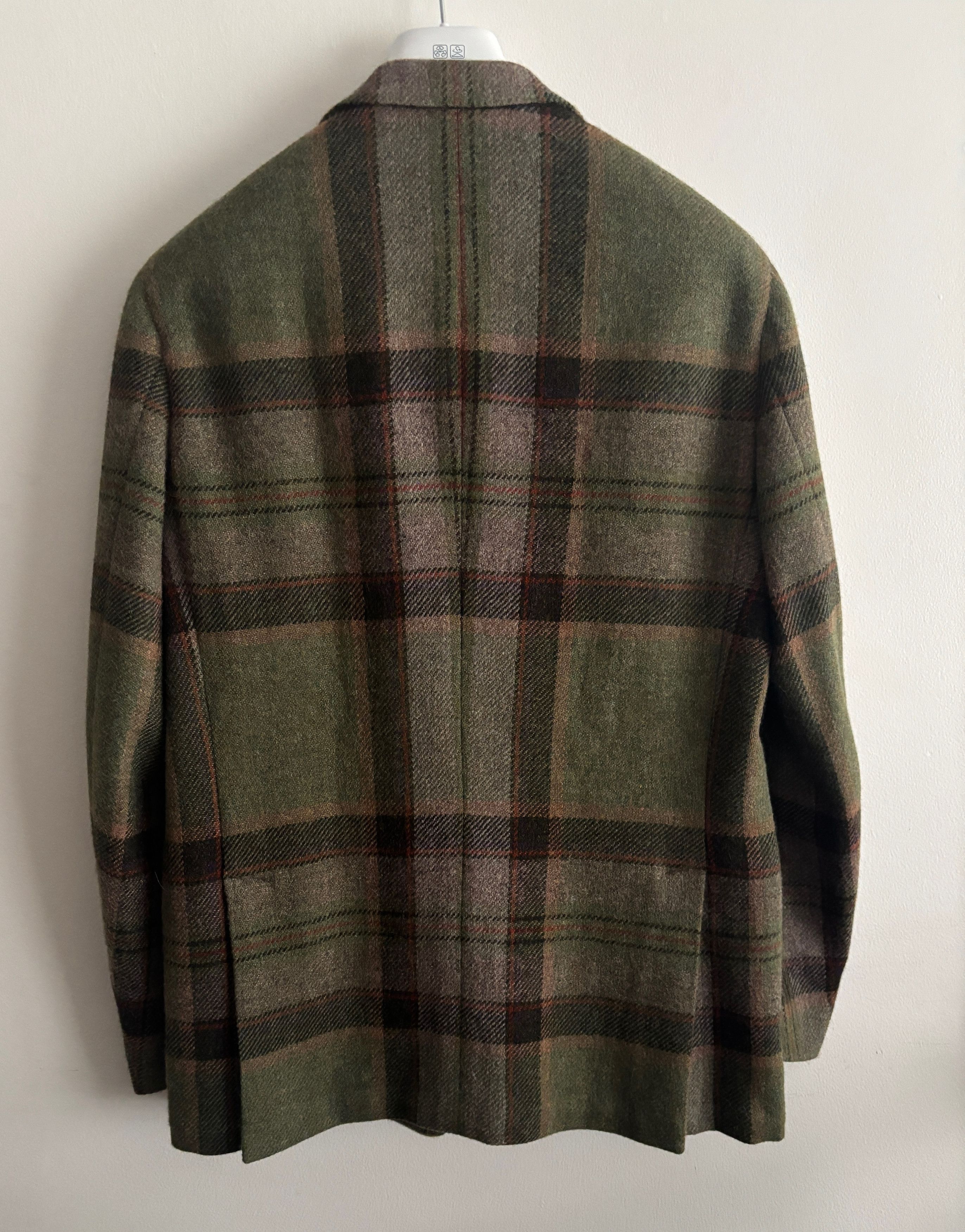 Polo Ralph Lauren $998 Blanket Plaid Wool Alpaca Tweed Sport Coat Mi Italy Size 44L - 9 Thumbnail