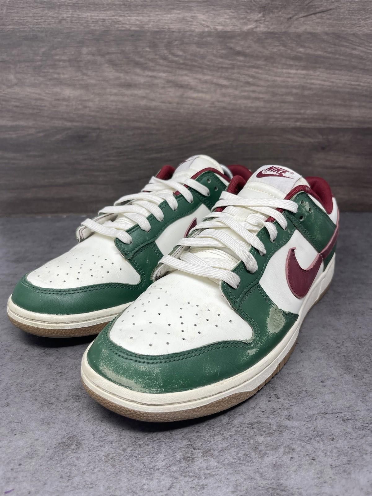 Nike Nike Dunk Low Mens Size 9 Gorge Green Team Red Sneakers Size US 9 / EU 42 - 2 Thumbnail