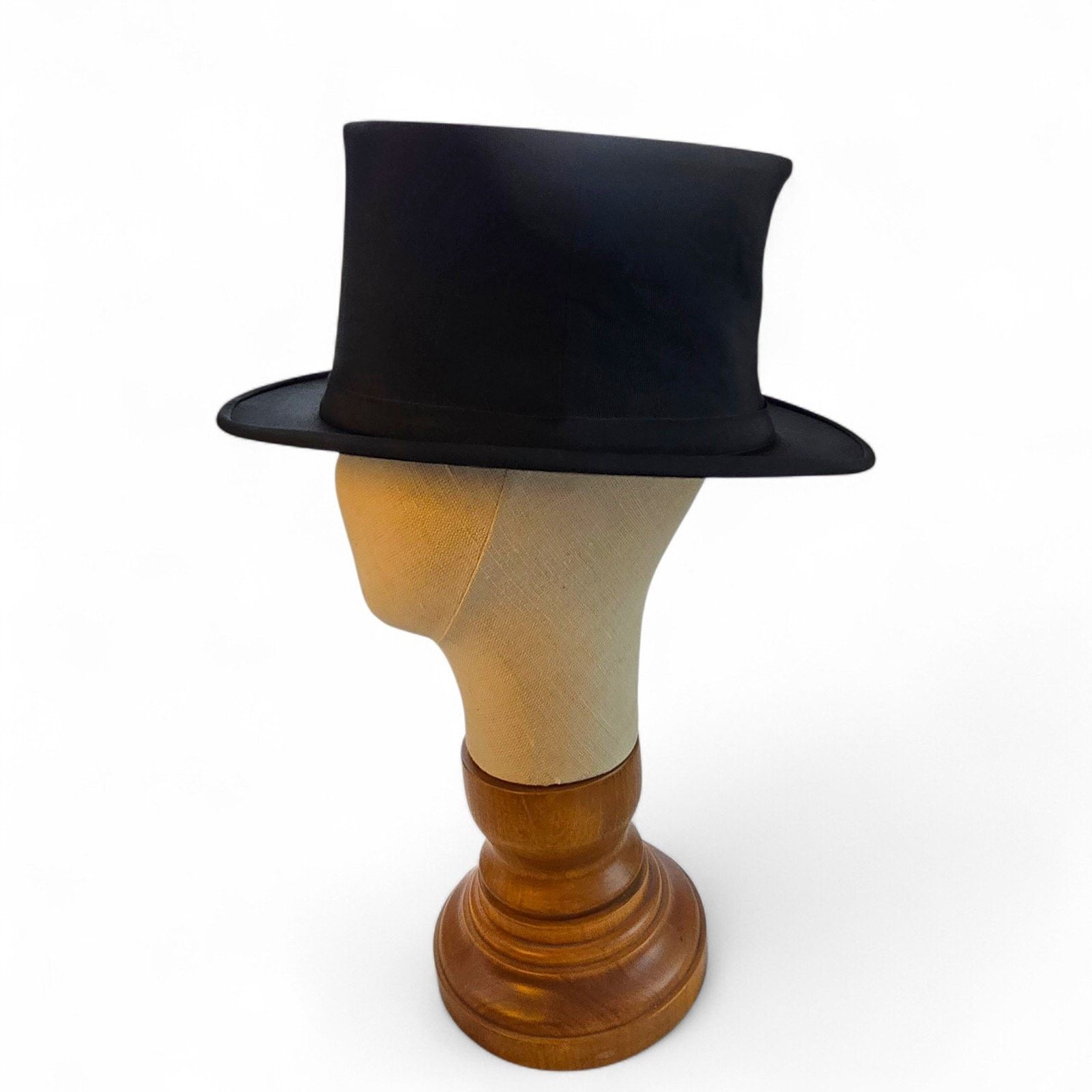 Other Higbee Co Vintage Collapsible Opera Top Hat Size 7 1/4 Oval Size ONE SIZE - 13 Thumbnail
