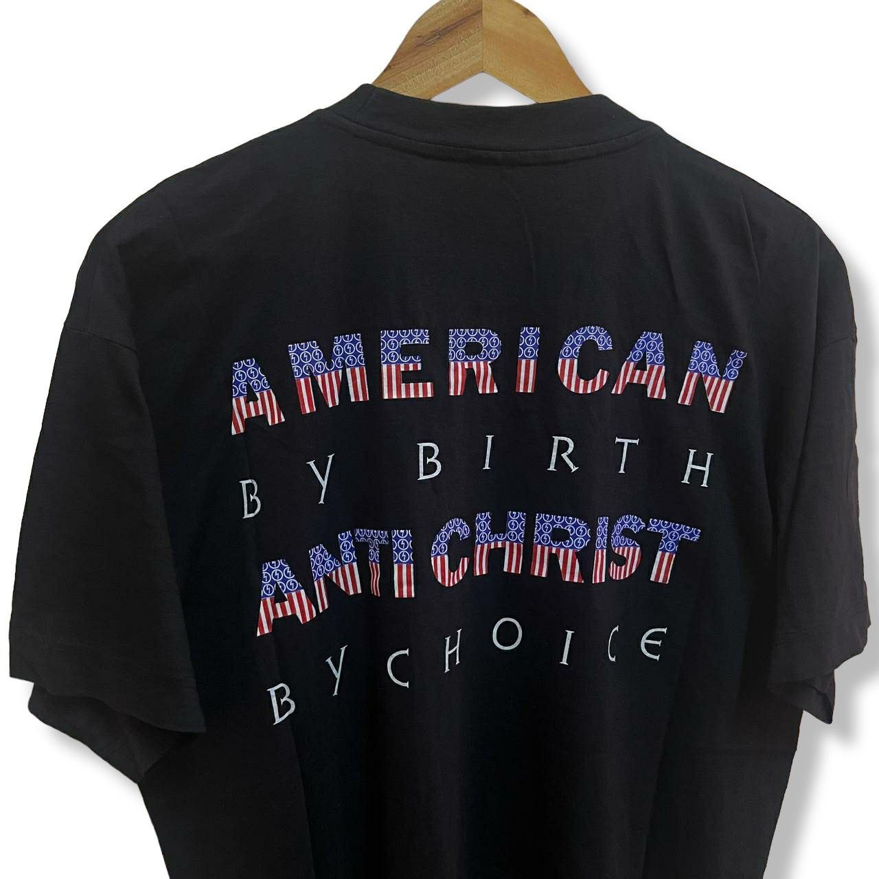 Band Tees Vintage 1997 Marilyn Manson American Antichrist T Shirt Size US L / EU 52-54 / 3 - 4 Thumbnail