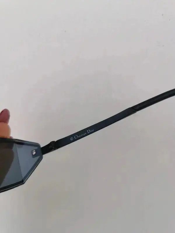Dior × John Galliano × Vintage DIOR Sunglasses Rimless Troika/sml Wrap Shield Mask Ski Size ONE SIZE - 6 Thumbnail