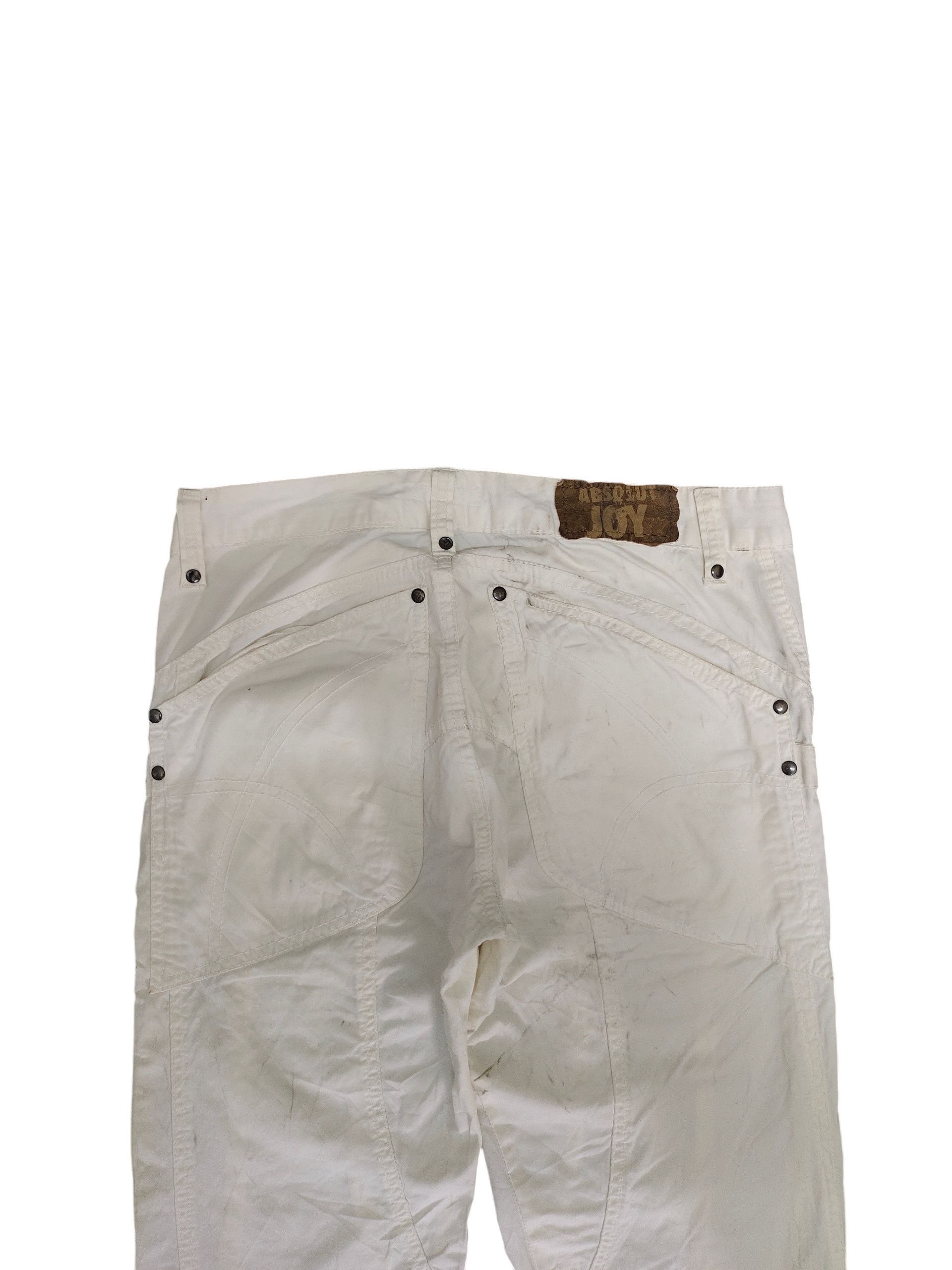 Absolut Joy Absolut Joy Einstein Asymmetric Cut White Zipper Pants Size US 30 / EU 46 - 9 Thumbnail