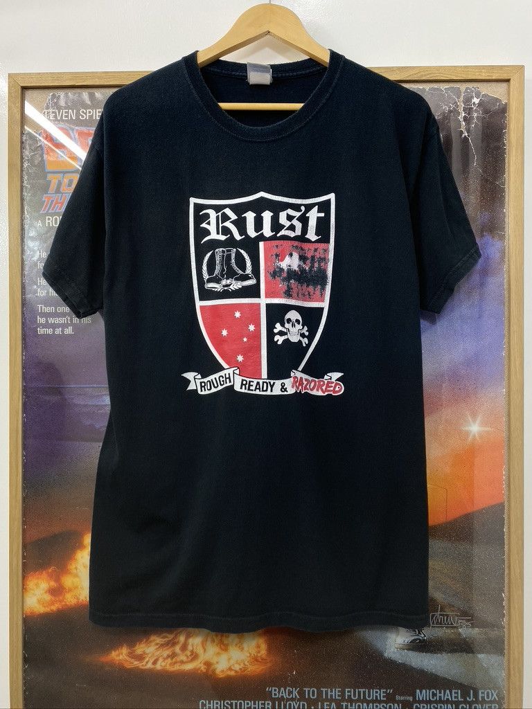 Band Tees × Gildan 2013 Rust Rough Ready and Razored Album Promo T Shirt Size US L / EU 52-54 / 3 - 1 Thumbnail