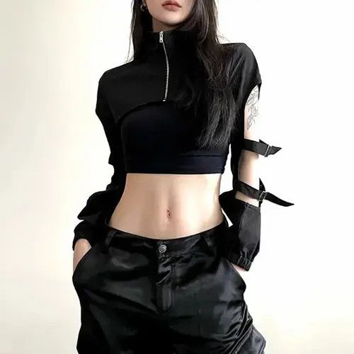 Japanese Brand × Vintage Goth Dark Hollow Out Techwear Fashion Cargo Size ONE SIZE - 4 Thumbnail