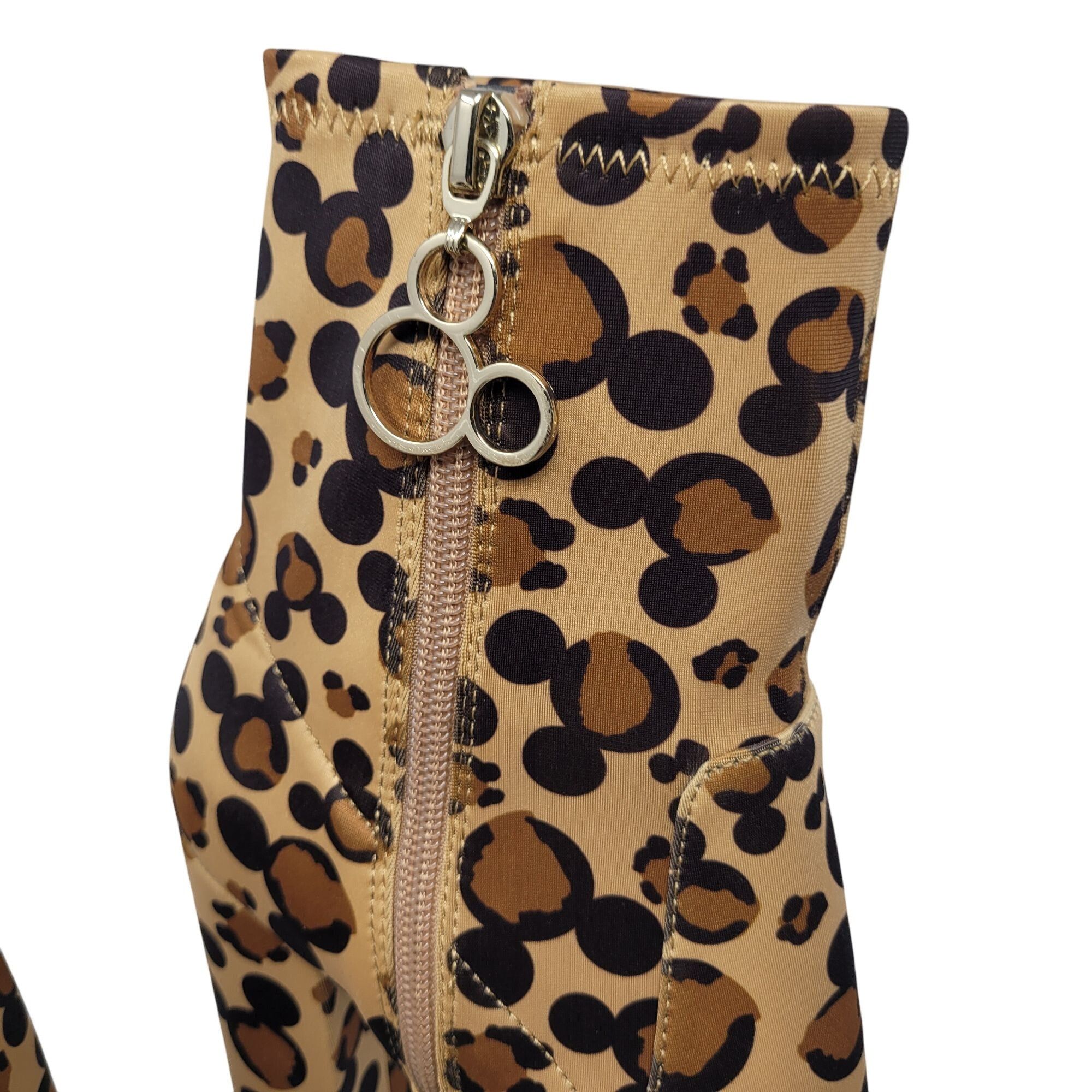 Aldo × Disney Disney X Aldo Step In Magic Leopard Chunky Heel Sock Bootie Size US 6 / IT 36 - 2 Thumbnail