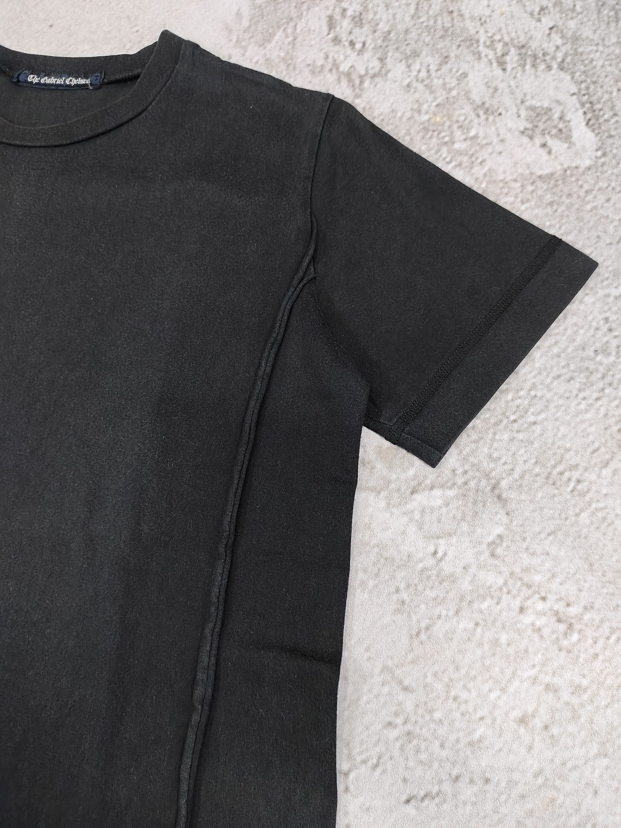 Japanese Brand The Gabriel Chelsea❤️‍🔥Cut And Sew Panel Gothic Tshirt Size US M / EU 48-50 / 2 - 6 Thumbnail