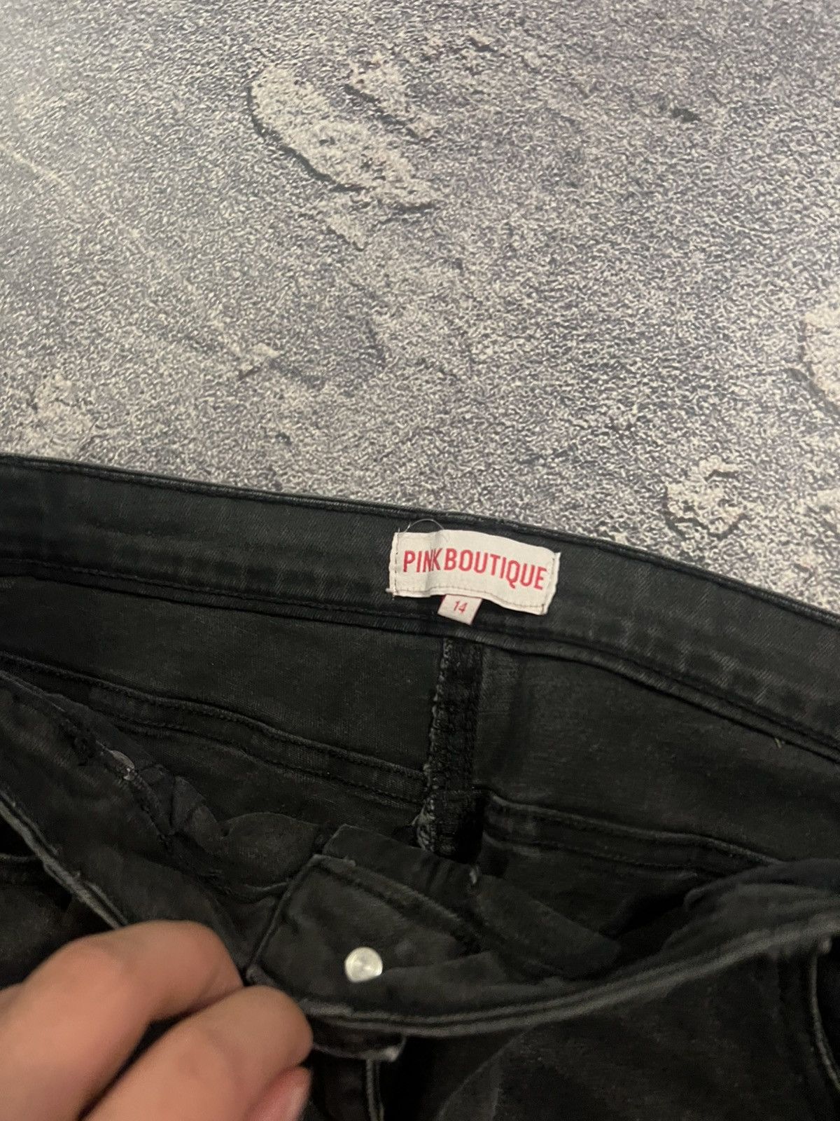 Japanese Brand Distressed Glamour Drip Slim Fit / Archive Y2K Vintage 90s Size US 32 / EU 48 - 5 Thumbnail