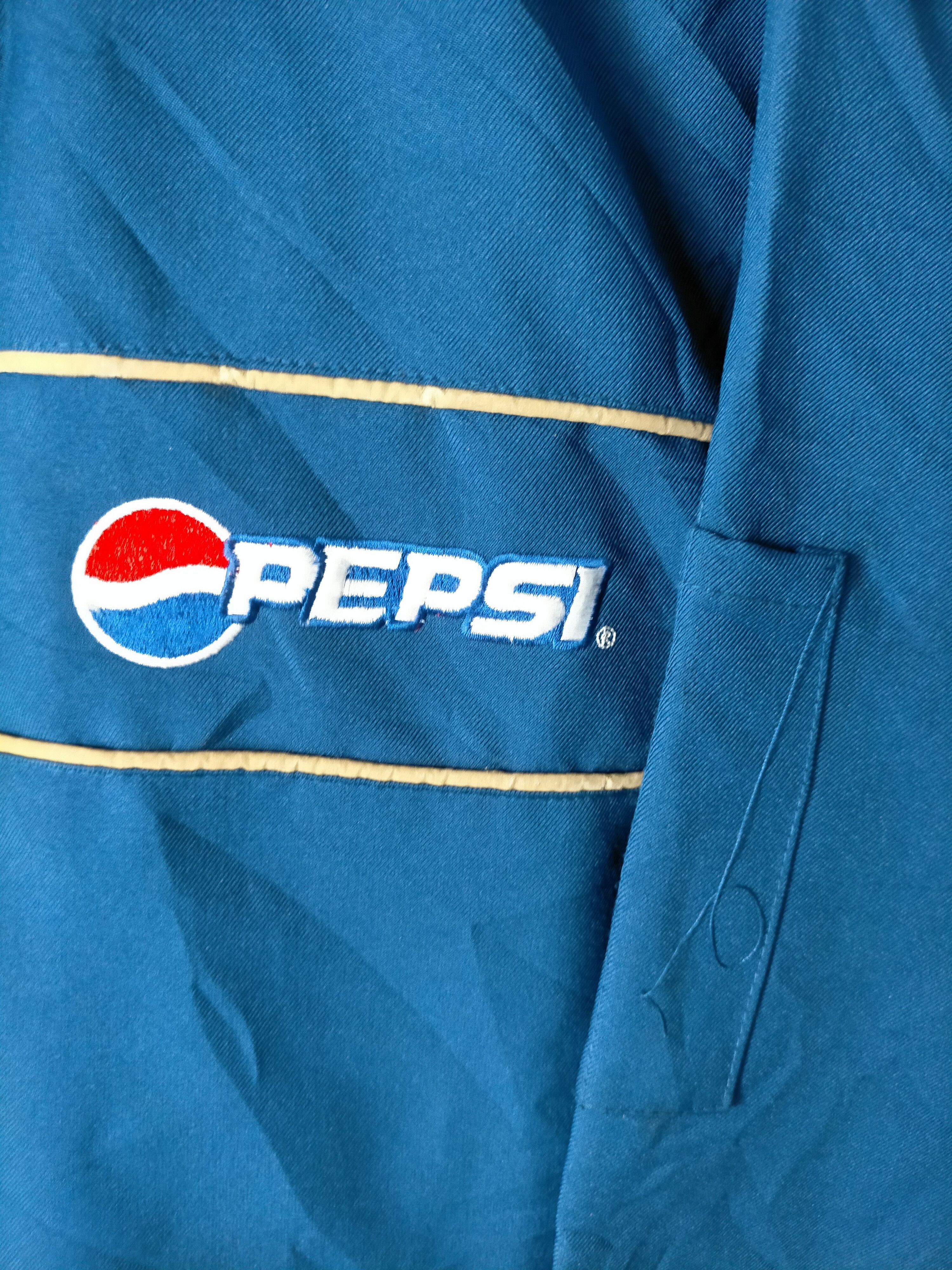 Pepsi Vintage PEPSI Workwear Embroidered Zipped Jacket Size US XXL / EU 58 / 5 - 5 Thumbnail