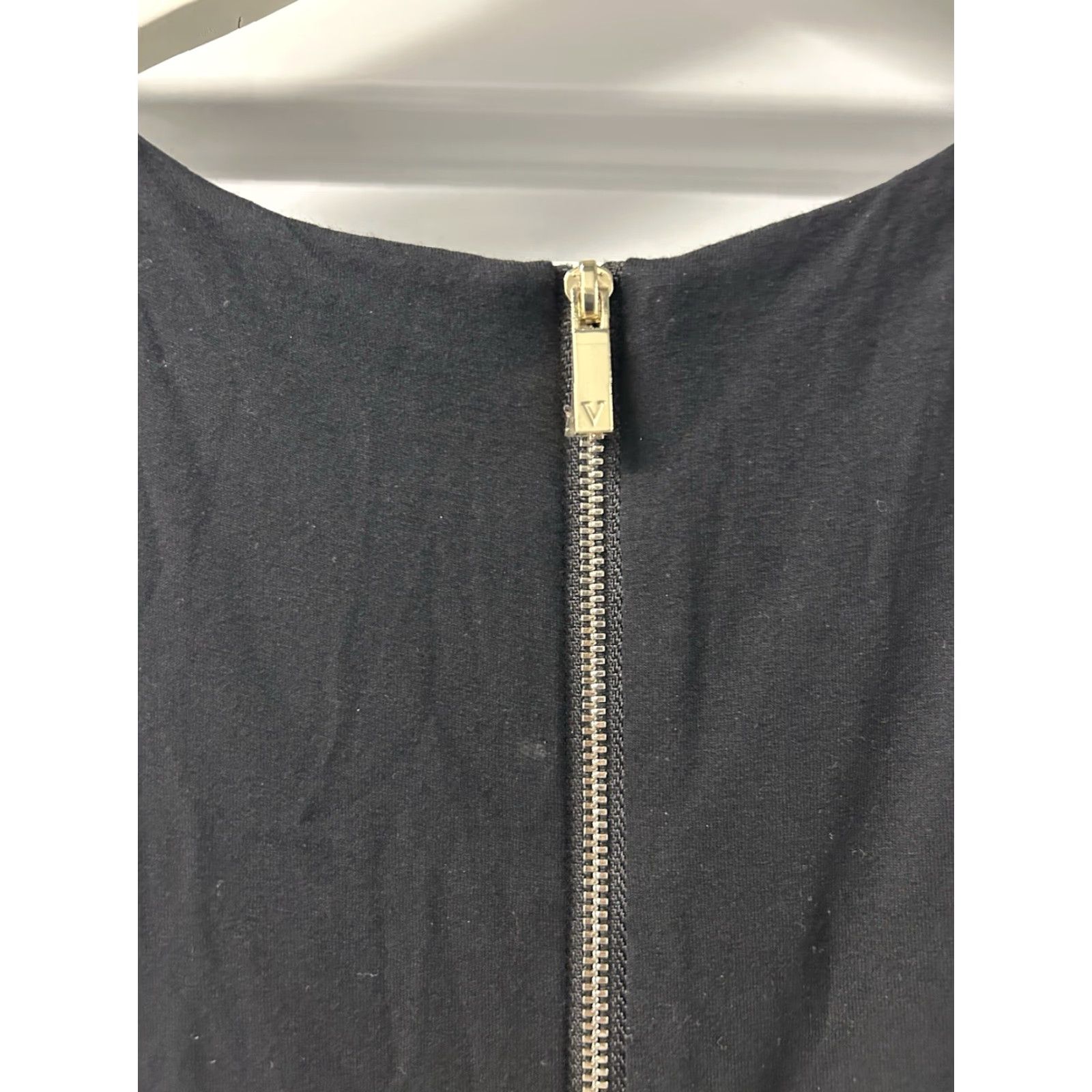 Vince Camuto Vince Camuto Dress A-Line Women XS Knee Length Black Charcoal Color Blocking Lined Rear Zip Spring Summer Women’s XS Size XS / US 0-2 / IT 36-38 - 7 Thumbnail