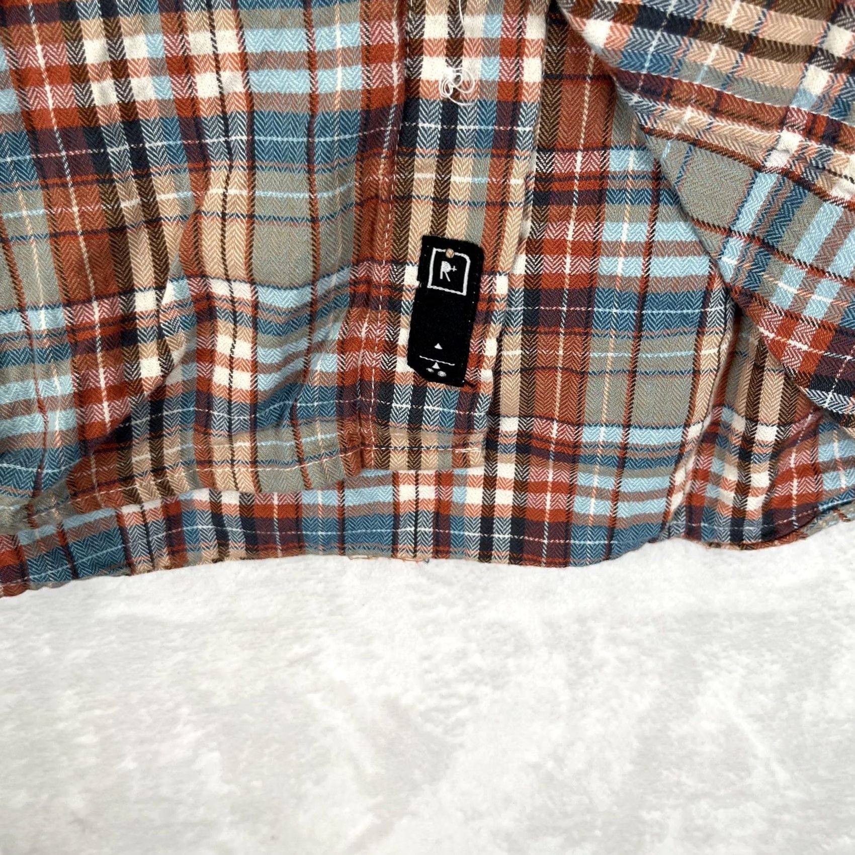Rocawear Rocawear Long Sleeve Button Front Shirt Mens 3XL Plaid Pockets Twill Cotton Spandex Multicolor Casual Shirt Size US XXL / EU 58 / 5 - 3 Thumbnail