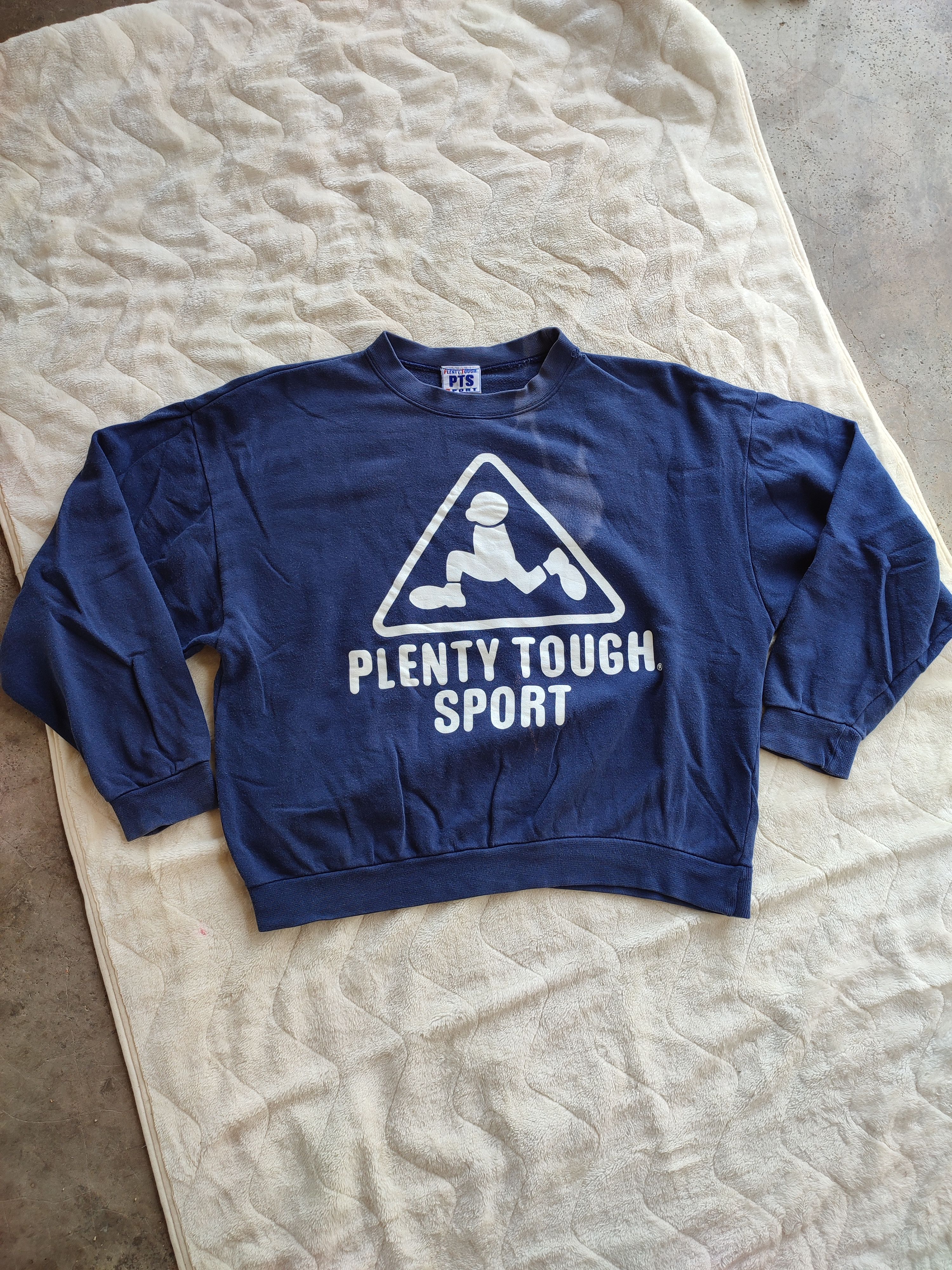 Japanese Brand 💥 90s💥 Baggy Vintage Plenty Tough Sport Sweatshirt Size US M / EU 48-50 / 2 - 1 Thumbnail