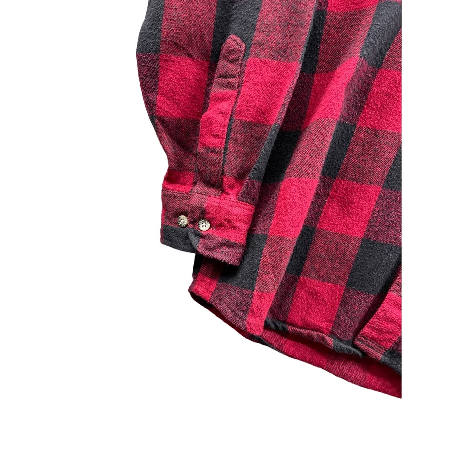Fieldmaster × Vintage Fieldmaster Midweight Buffalo Check Button Up Flannel Shirt Size US M / EU 48-50 / 2 - 7 Thumbnail