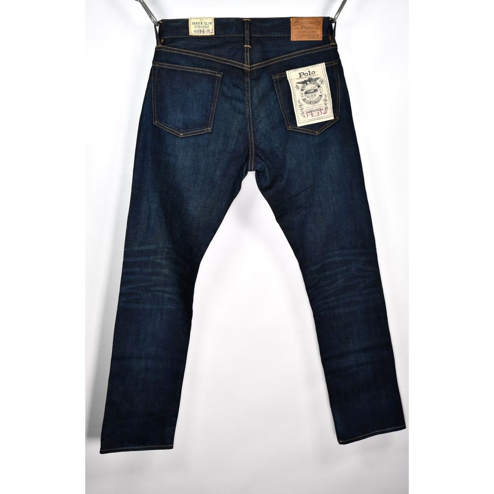 Polo Ralph Lauren Polo Ralph Lauren The Varick Slim Straight Jeans Men W34 L32 Blue 34in Inseam 32in Denim Solid Slim 100% Cotton Casual Casual Mens Size US S / EU 44-46 / 1 - 4 Thumbnail